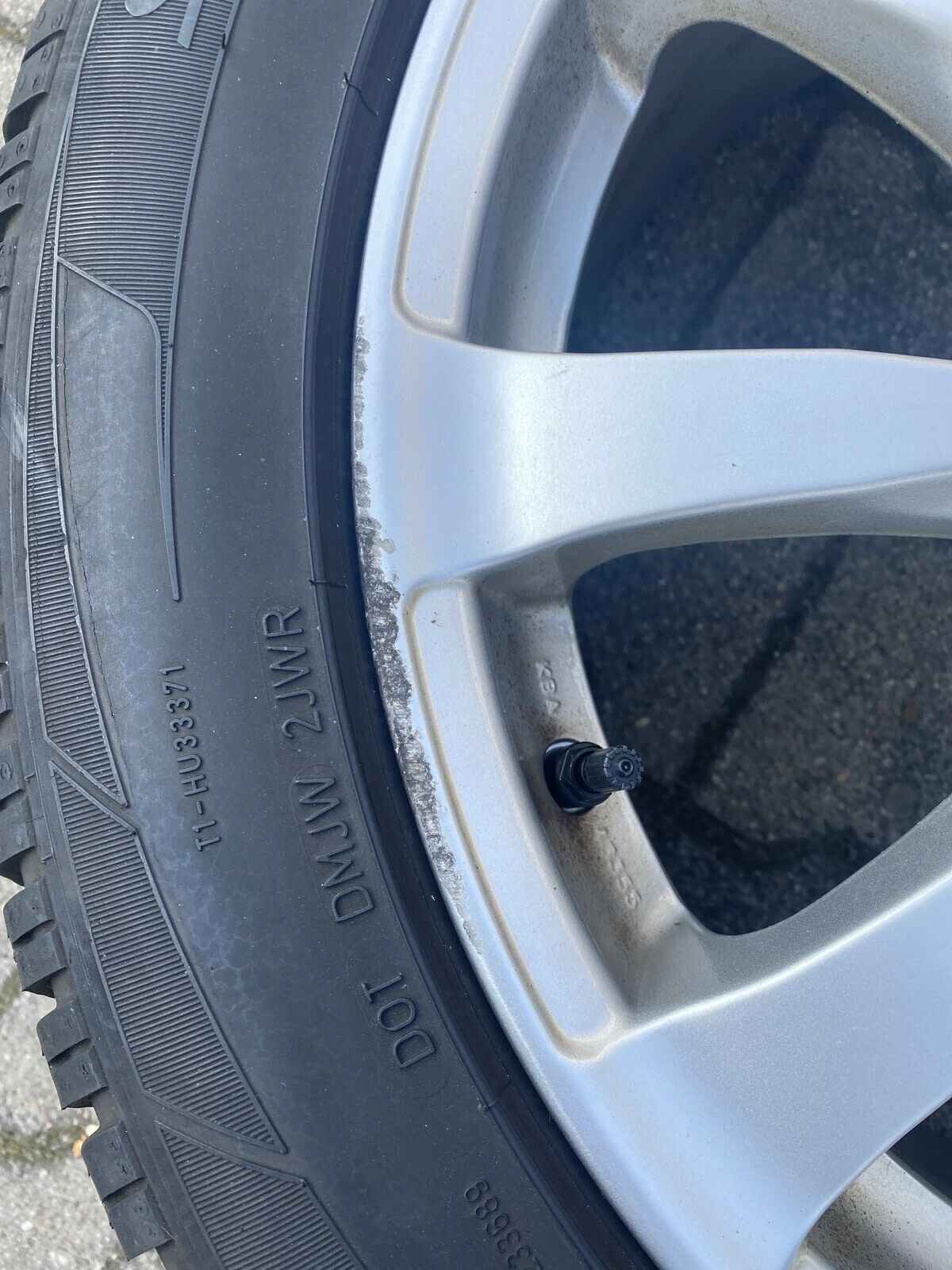 BMW X3 F25 X4 Alufelgen OXXO RACY KBA 48355 DUNLOP WINTERREIFEN 245 50 R18 100H