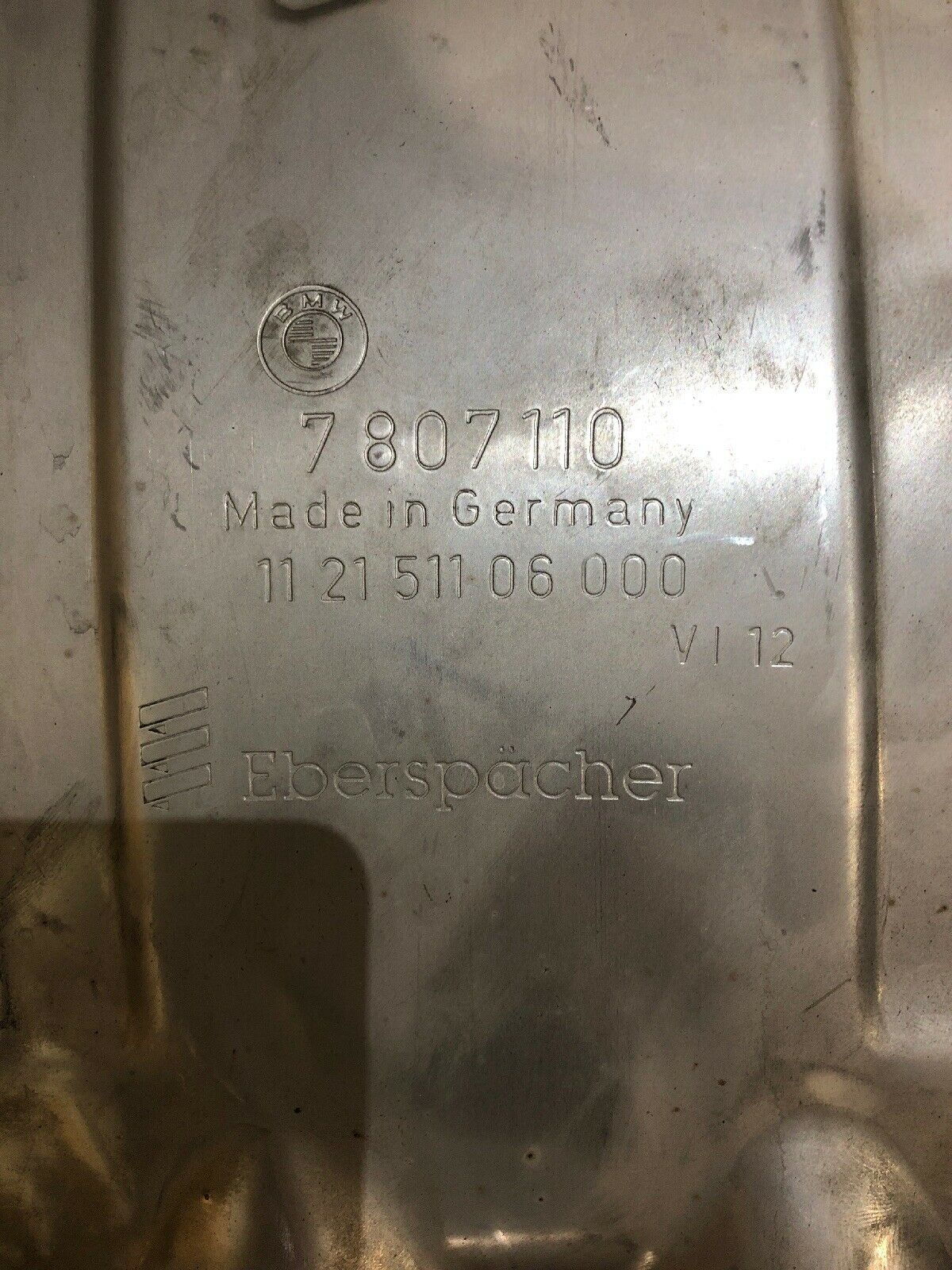 ORIGINAL BMW F10 F11 F07 Diesel Auspuff Endschalldämpfer Auspuffanlage 7807110