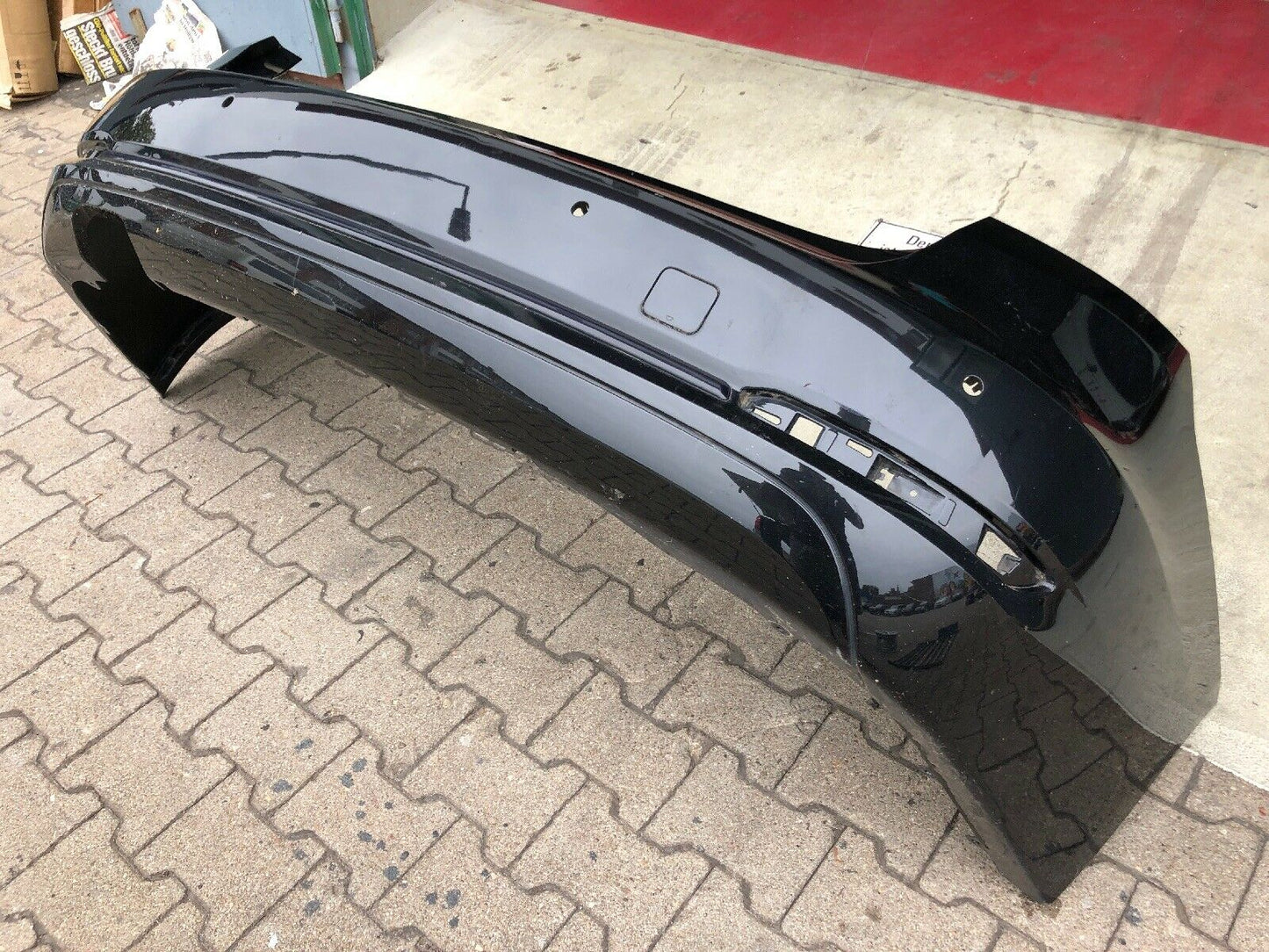 BMW F34 GT VFL Stoßstange Limousine hinten PDC 6 Zylinder 2 Flutig Sport Lines