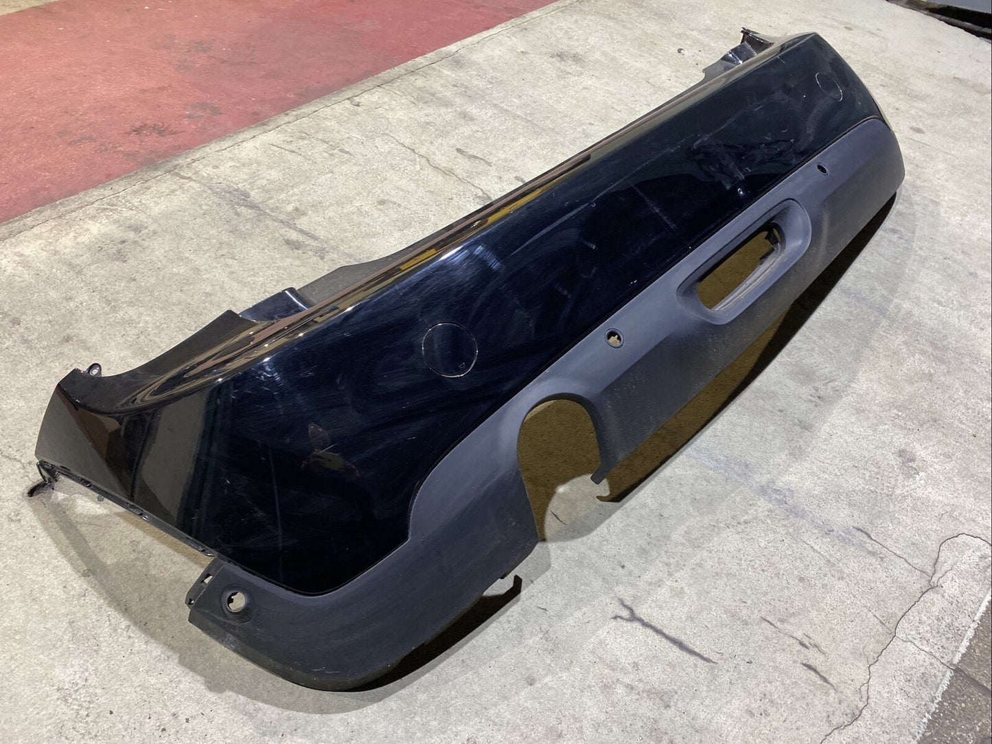 ORIGINAL MINI COOPER ONE F56 Stoßstange hinten 7300837 mit PDC SPOILER