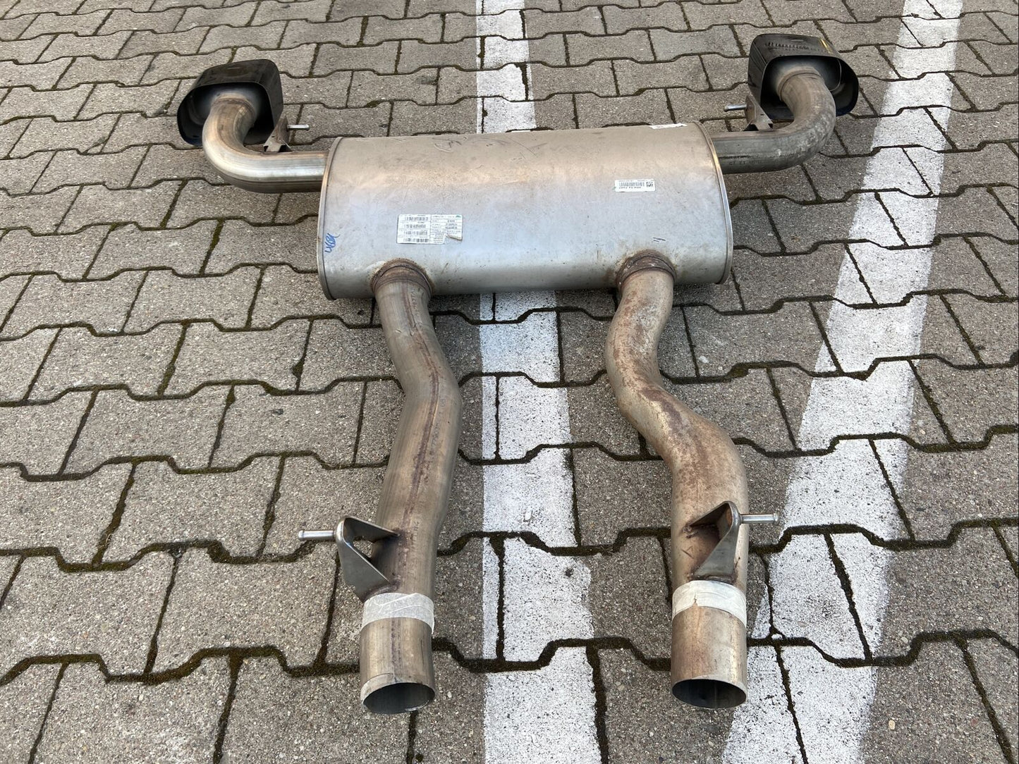 BMW X3 G01 X4 G02 M PAKET Auspuff Endschalldämpfer 8593467 Eberspächer
