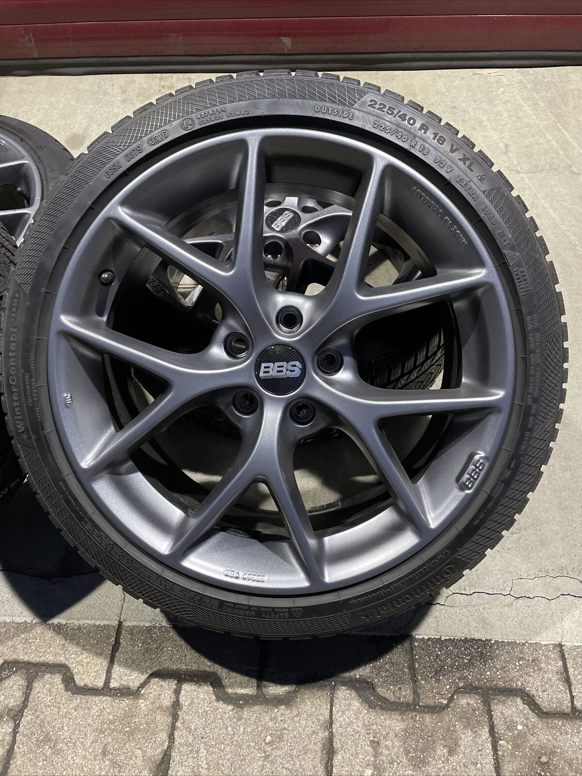 BBS SR16 Alufelgen WINTERREIFEN 225 40 R18 92V XL AUDI 8V 8J 0345134 KBA 49585