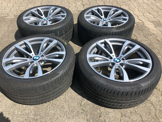 BMW X5 F15 X6 F16 ALUFELGEN M469 TN 7846790 & 7846791 SOMMERREIFEN PIRELLI RDCI