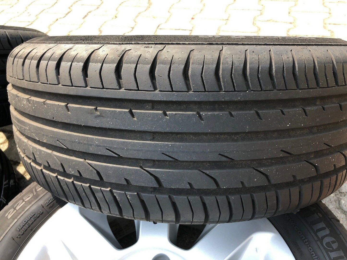 BMW E60 E61 ALUFELGEN Styling 115 CONTI SOMMERREIFEN 225 55 R16 95Y TN 6758774
