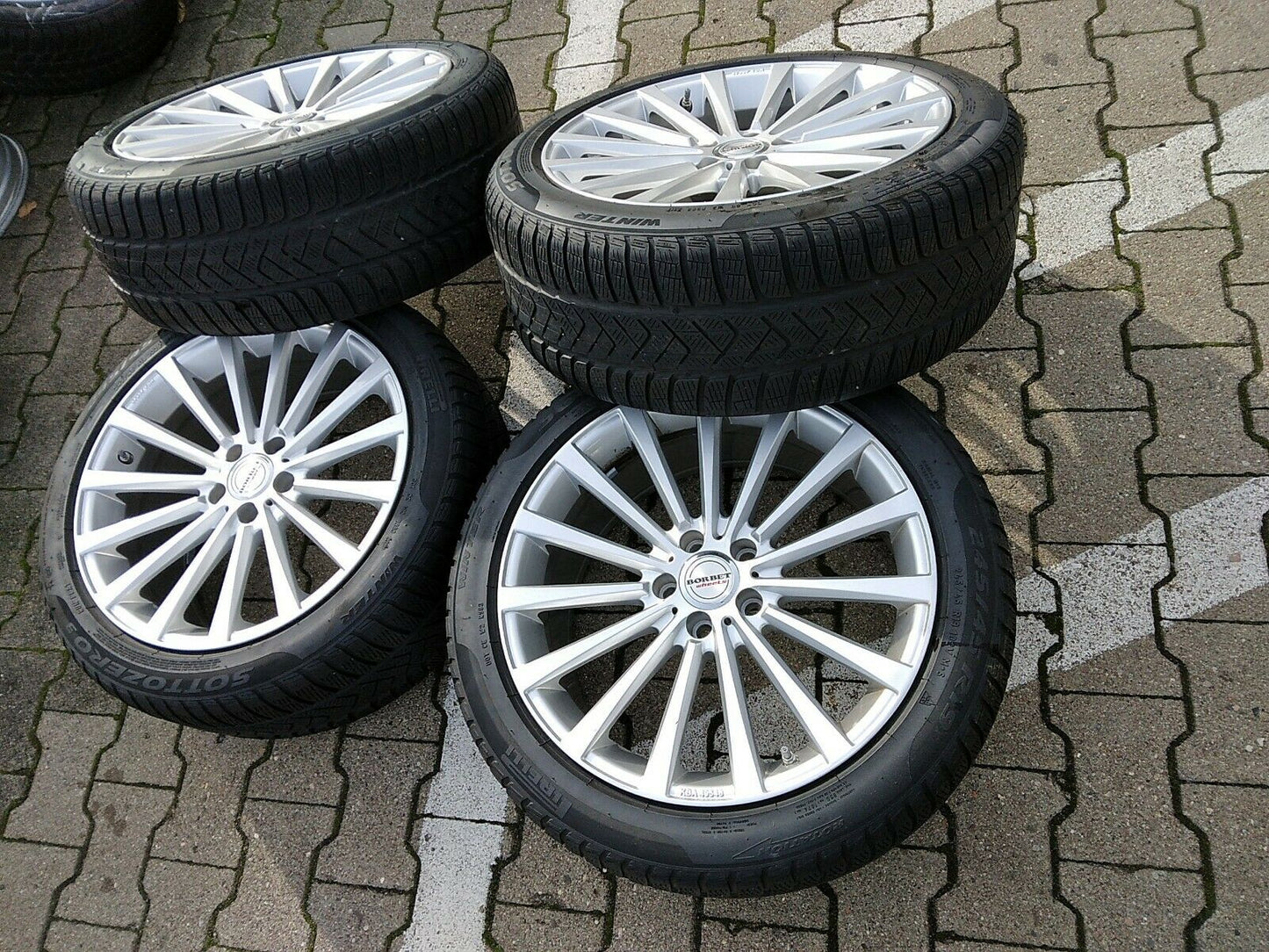 BMW G11 G12 Alufelgen Winterreifen Borbet RDCI RSC 245 45 R19 102V KBA 49548