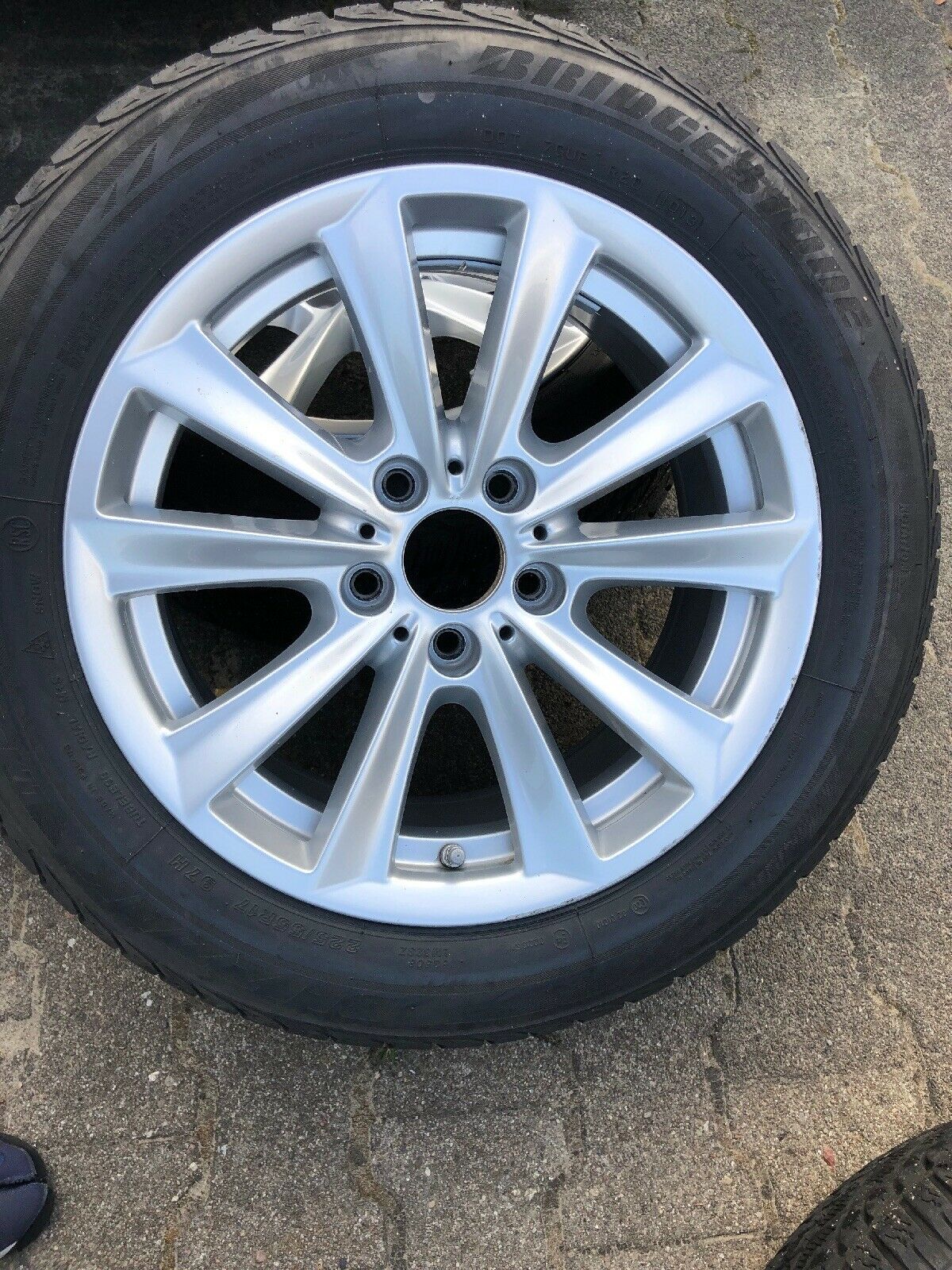 BMW F10 F11 V Speiche 236 Alufelgen RDCI BRIDGESTONE WINTERREIFEN 225 55 R17 97H