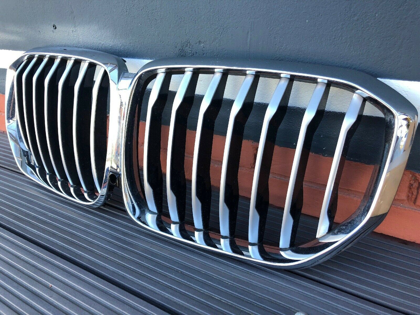 BMW X5 G05 M Ziergitter Nieren 7454887 Cerium Grey Speichen 7545888