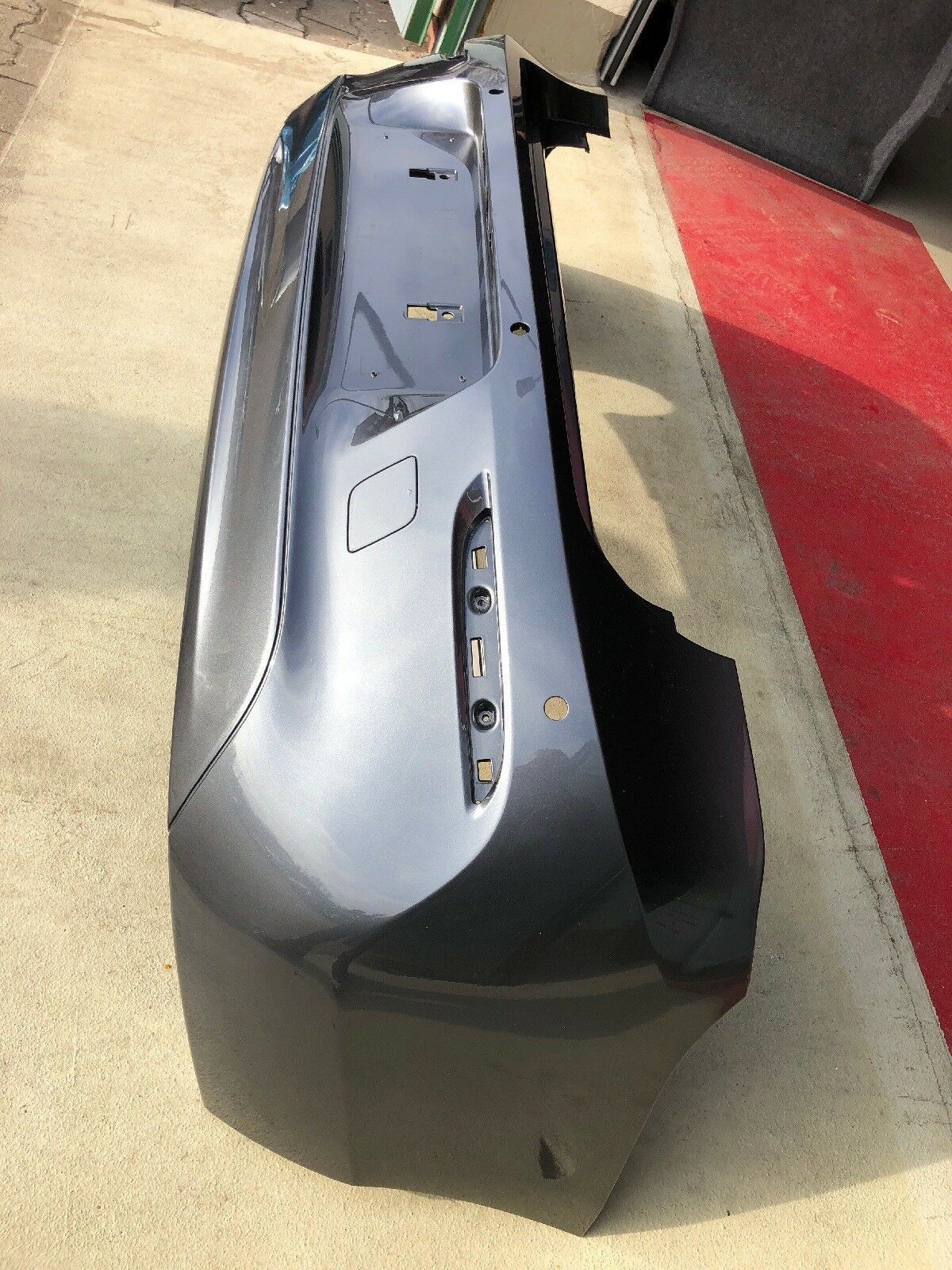 Original BMW F20 F21 LCI Stoßstange Facelift m PDC KAMERA LOCH MINERALGRAU Basis