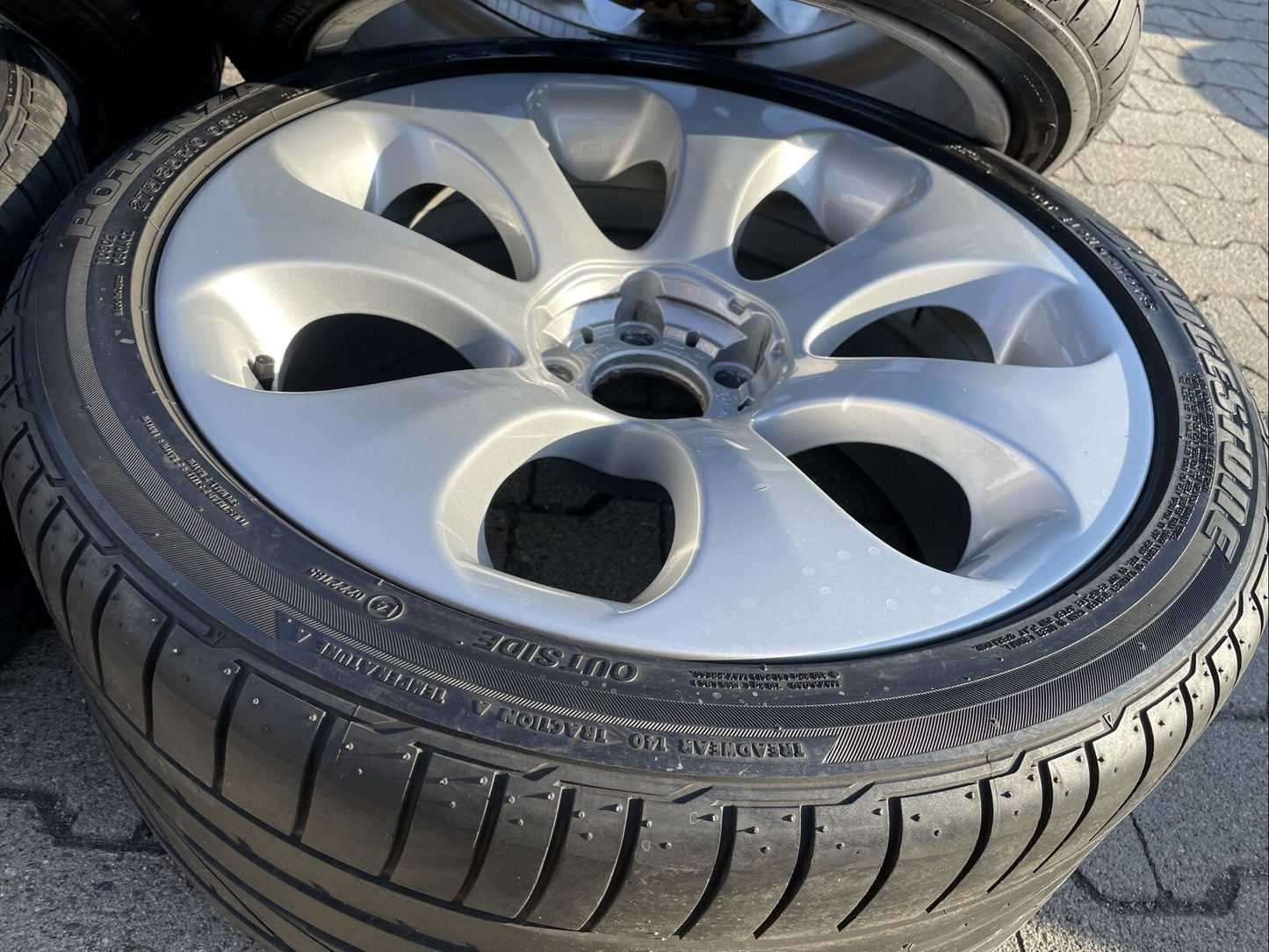 BMW E63 E64 ALUFELGEN Styling 121 TN 6760629 & 6760630 SOMMERREIFEN BRIDGESTONE