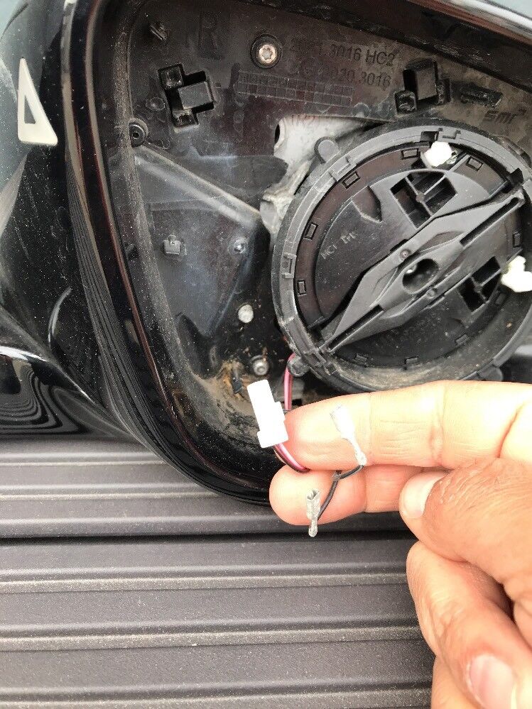 BMW F30 F31 Aussenspiegel Spurwechsel Elektrochrom Anklappbar Glanz Schwarz M R.