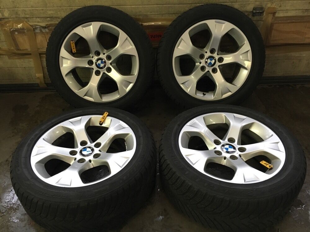 ORIGINAL BMW X1 E84 Alufelgen Sternspeiche 317 m Winterreifen RUNFLAT 225 50 R17