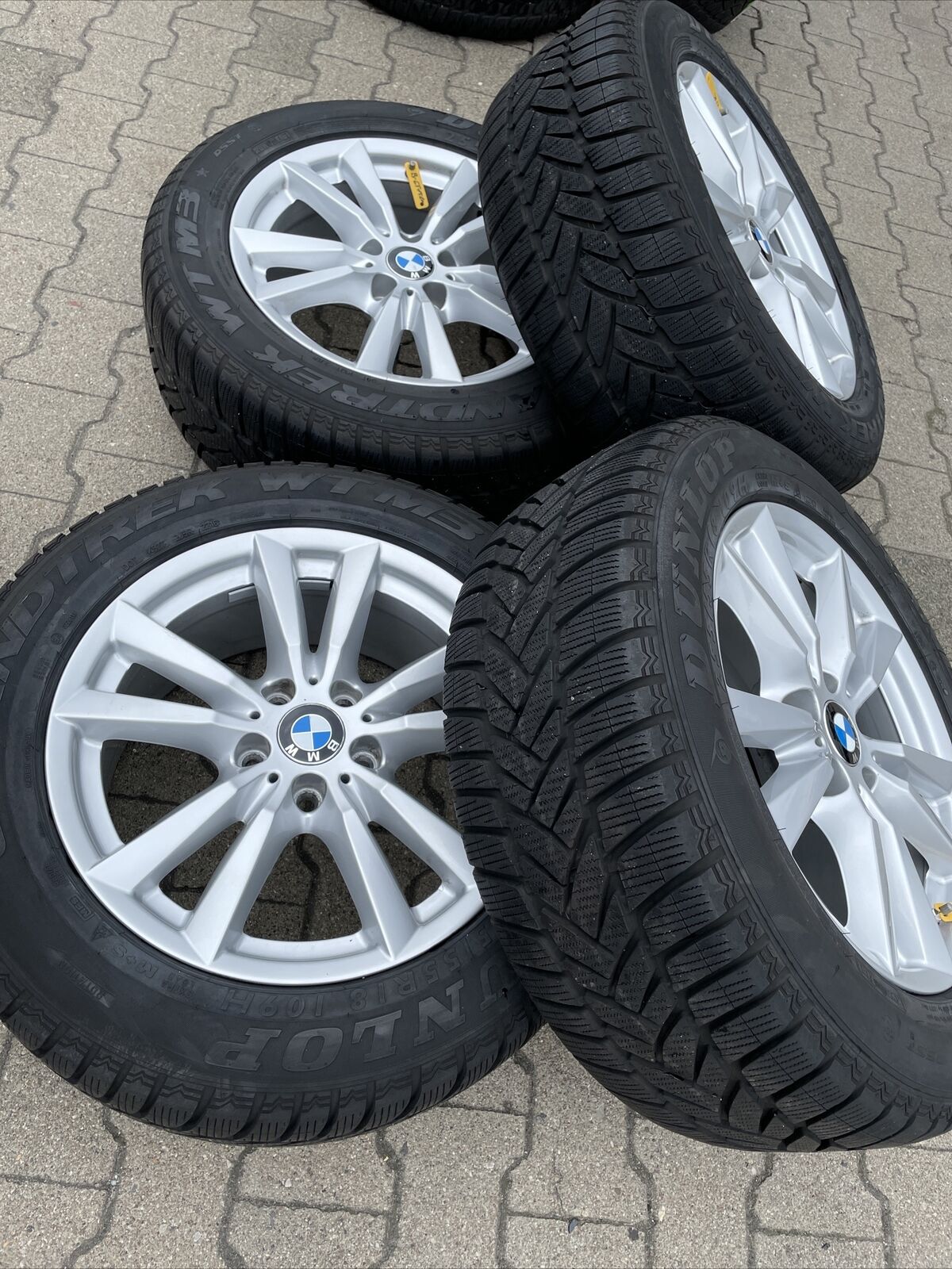 BMW X5 F15 ALUFELGEN STYLE 446 DUNLOP WINTERREIFEN 255 55 R18 109H RSC 6853952
