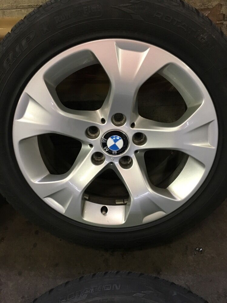 ORIGINAL BMW X1 E84 Alufelgen Sternspeiche 317 m Winterreifen RUNFLAT 225 50 R17