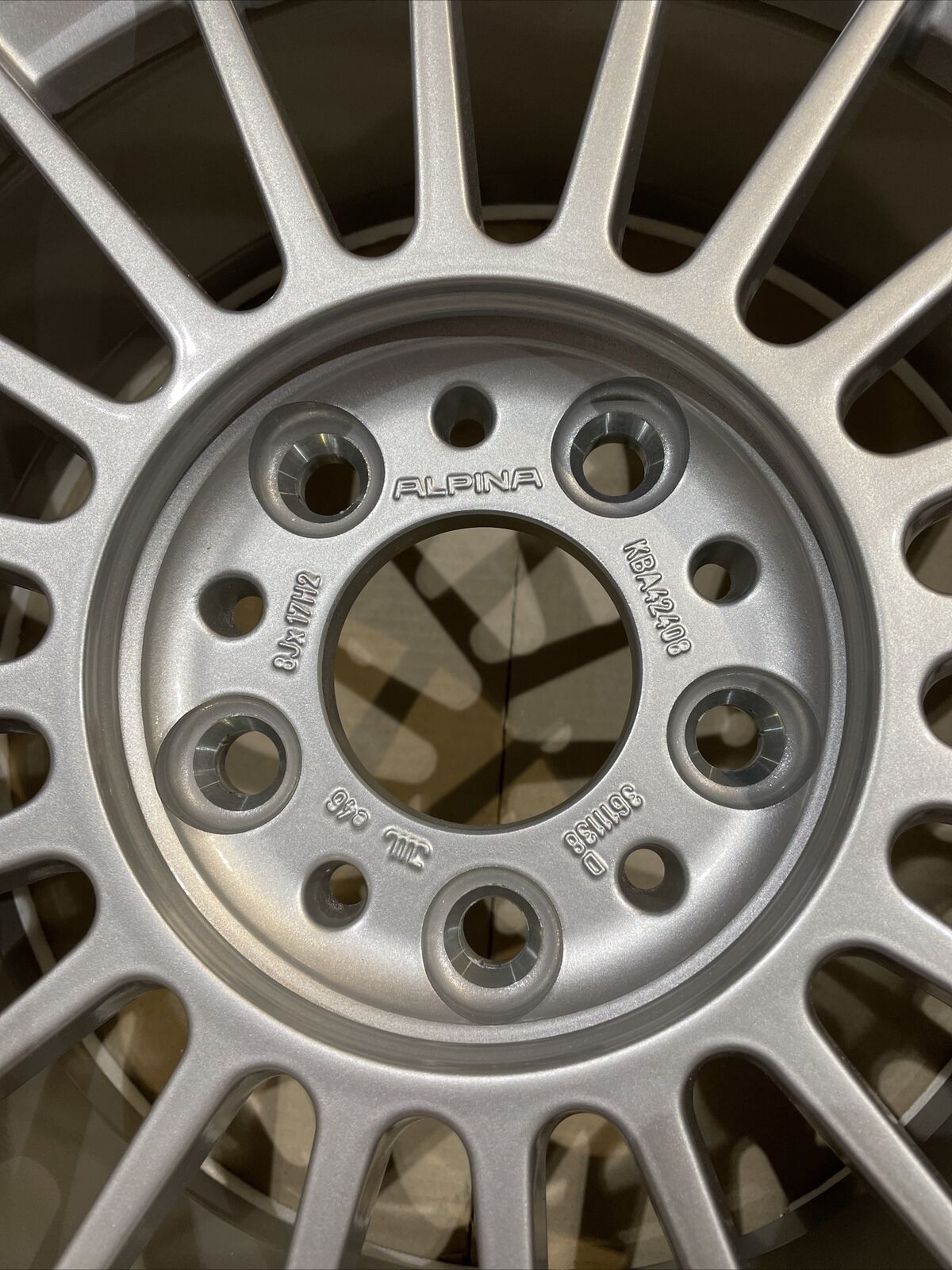 1x NEUE ORIGINAL BMW B8 E36 ALPINA Alufelge 8J x 17 ET46 SELTEN!! 3611138 Z3 E36