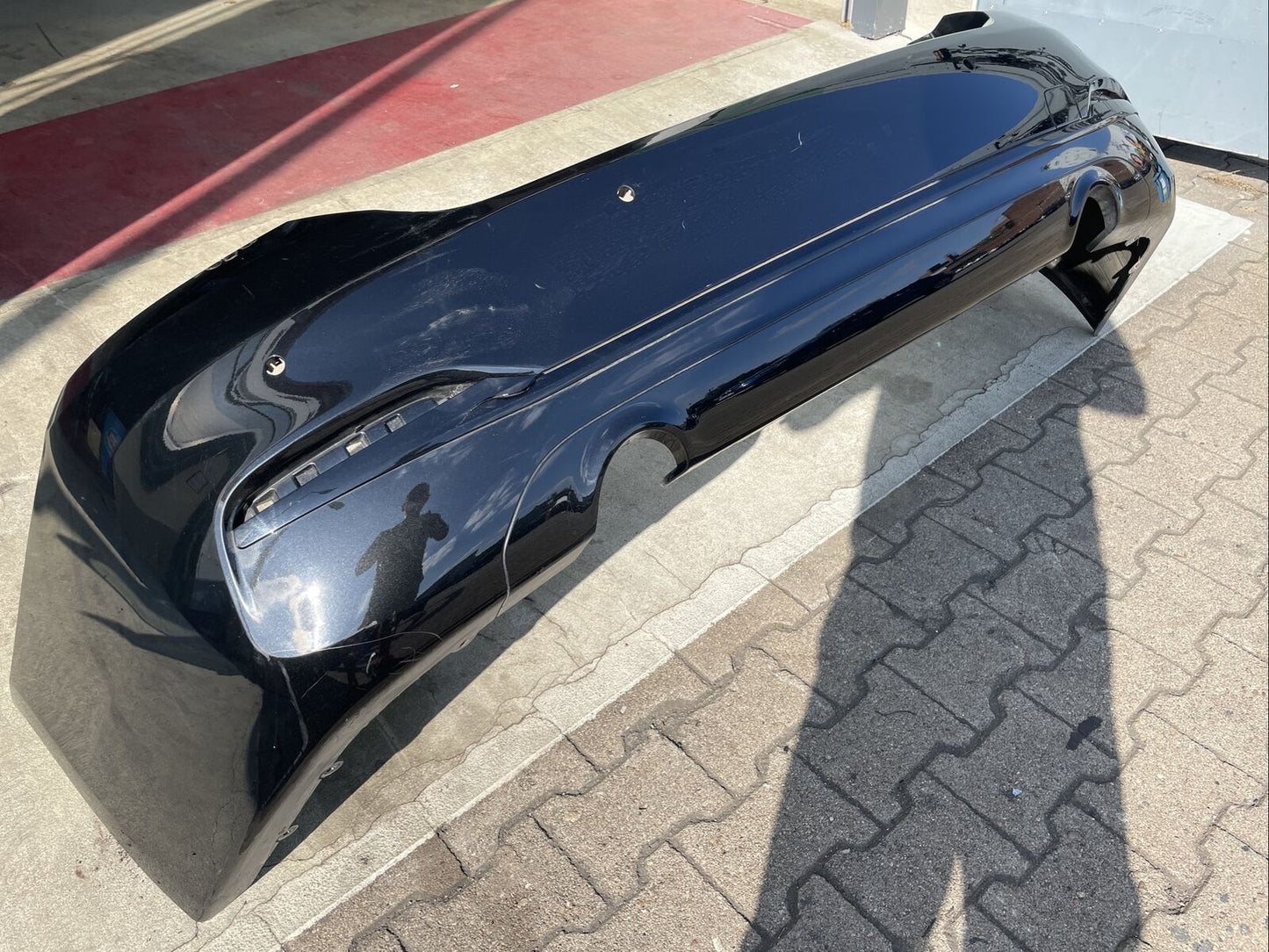 BMW F32 F33 F36 LCI FACELIFT Stoßstange SPORTLINE 2 FLUTIG Black Saphire 7432633