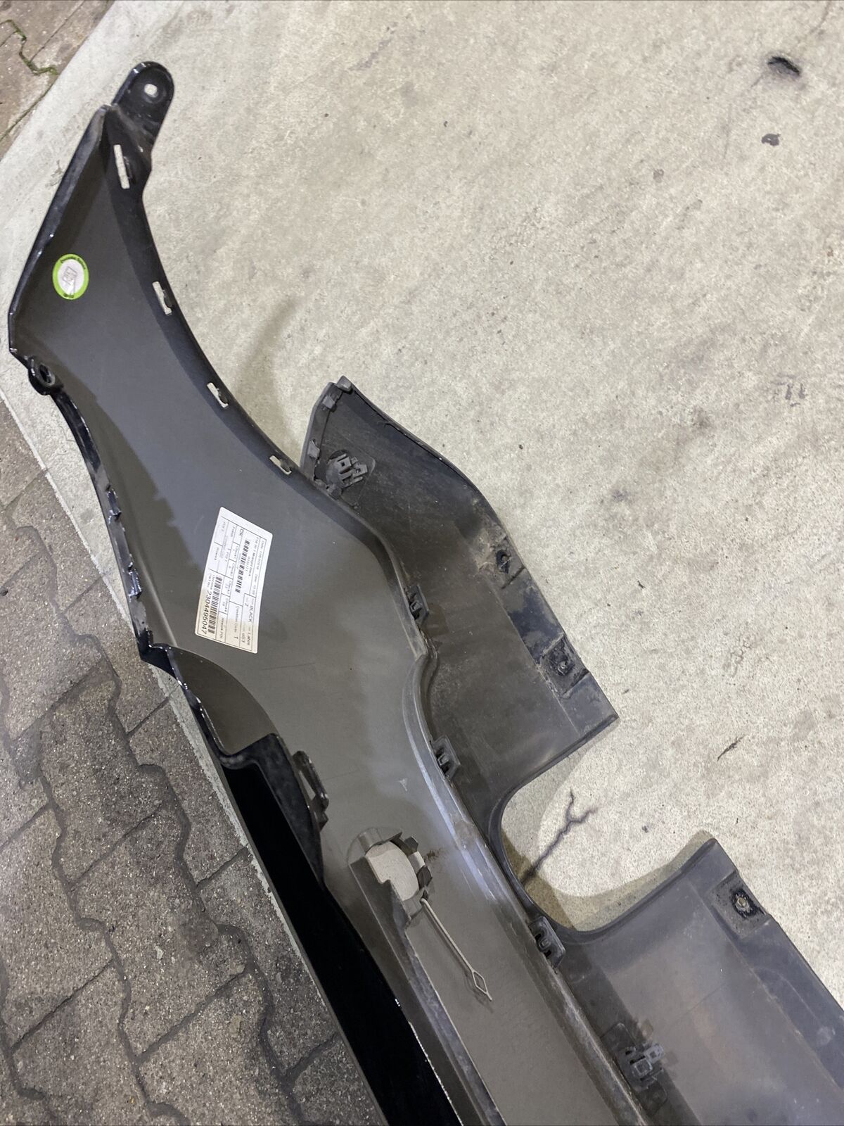 ORIGINAL MINI COOPER ONE F56 Stoßstange hinten 7300837 mit PDC SPOILER