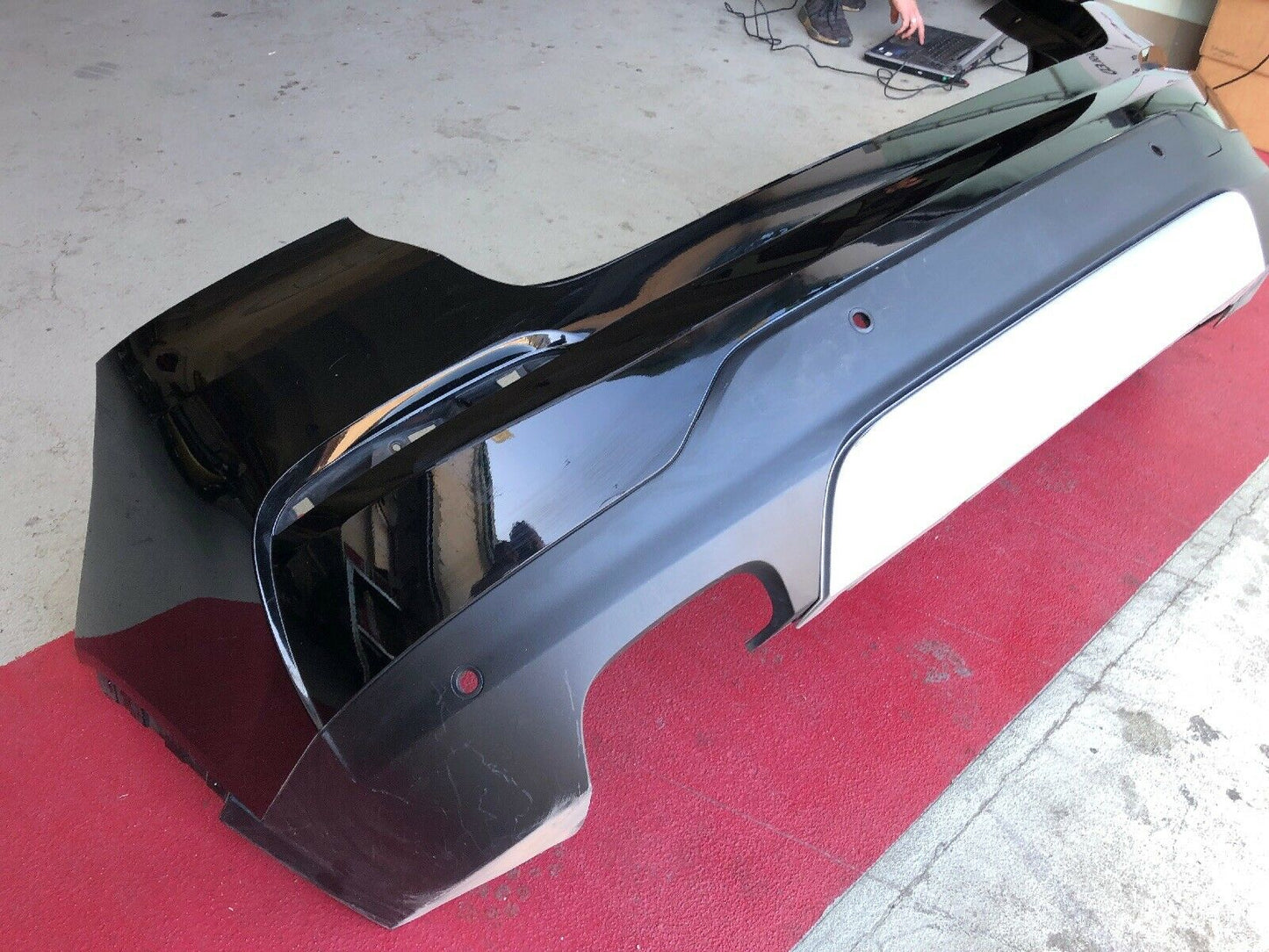 ORIGINAL BMW X4 F26 Stoßstange mit PDC & DIFFUSOR 3 teilig