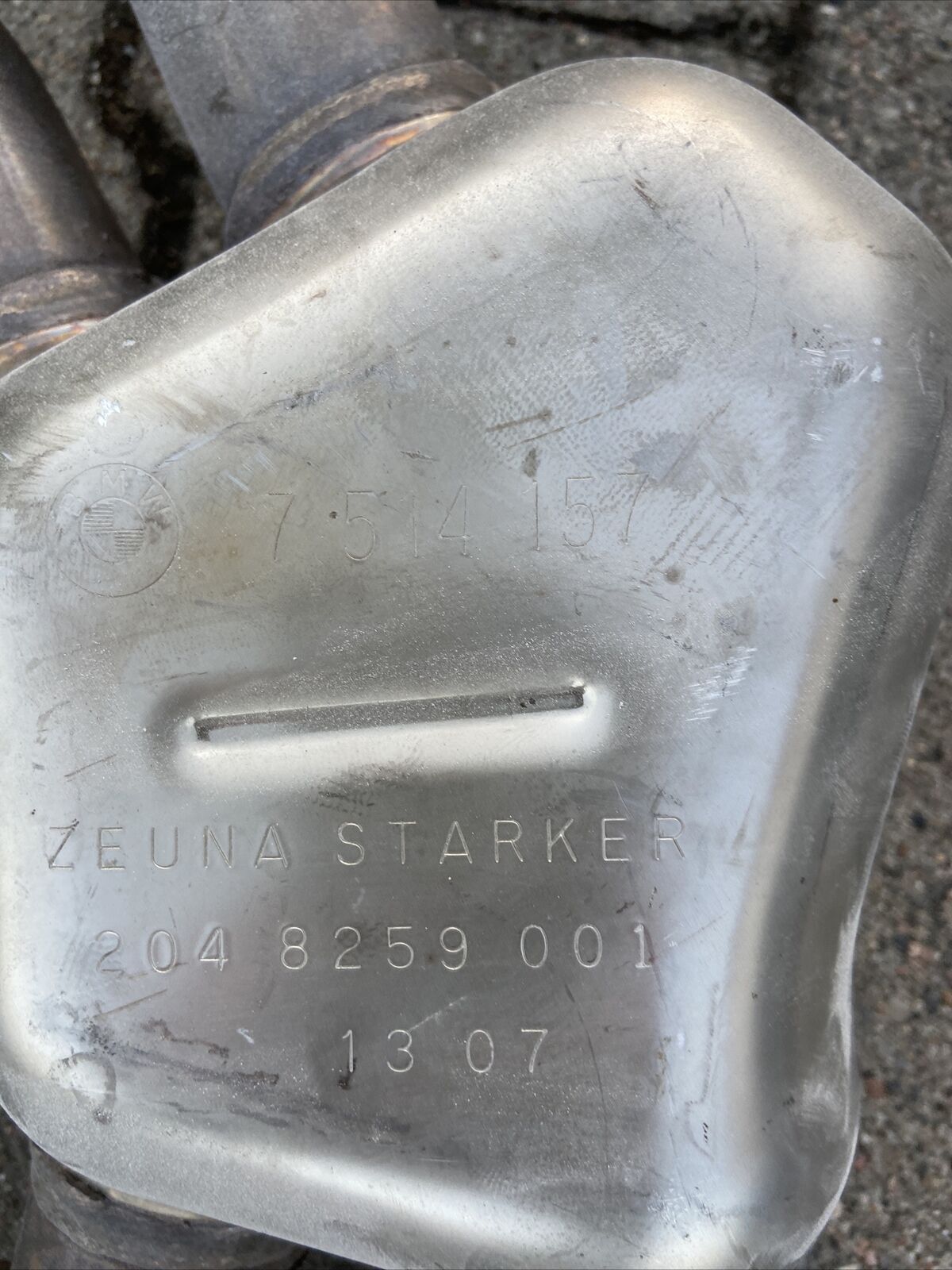 BMW Z4 E85 Auspuff 7547107 N52 Endschalldämpfer Auspuffanlage 7514157