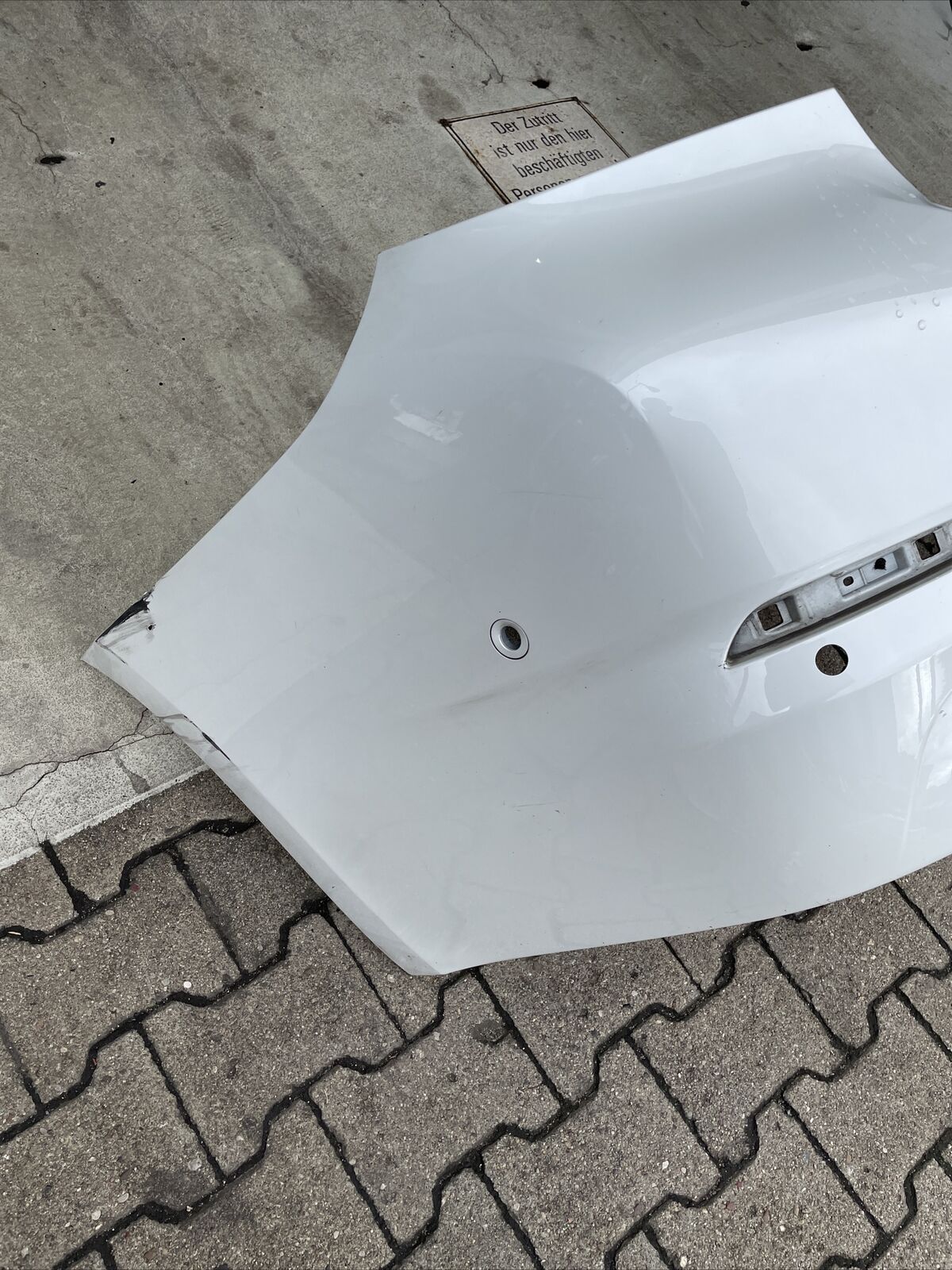 BMW G30 LIMOUSINE Basis Stoßstange PDC PARKASSISTENT HINTEN MINERALWEISS 7387294