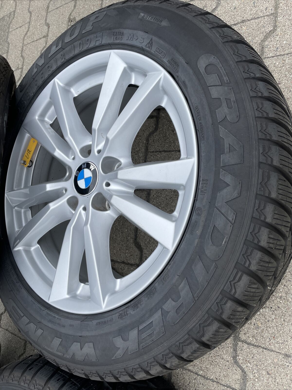 BMW X5 F15 ALUFELGEN STYLE 446 DUNLOP WINTERREIFEN 255 55 R18 109H RSC 6853952