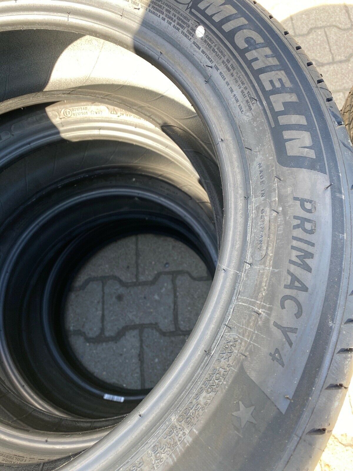4x NEUWERTIGE BMW MINI MICHELIN PRIMACY 4 Sommerreifen 195 55 R16 87W DOT3719