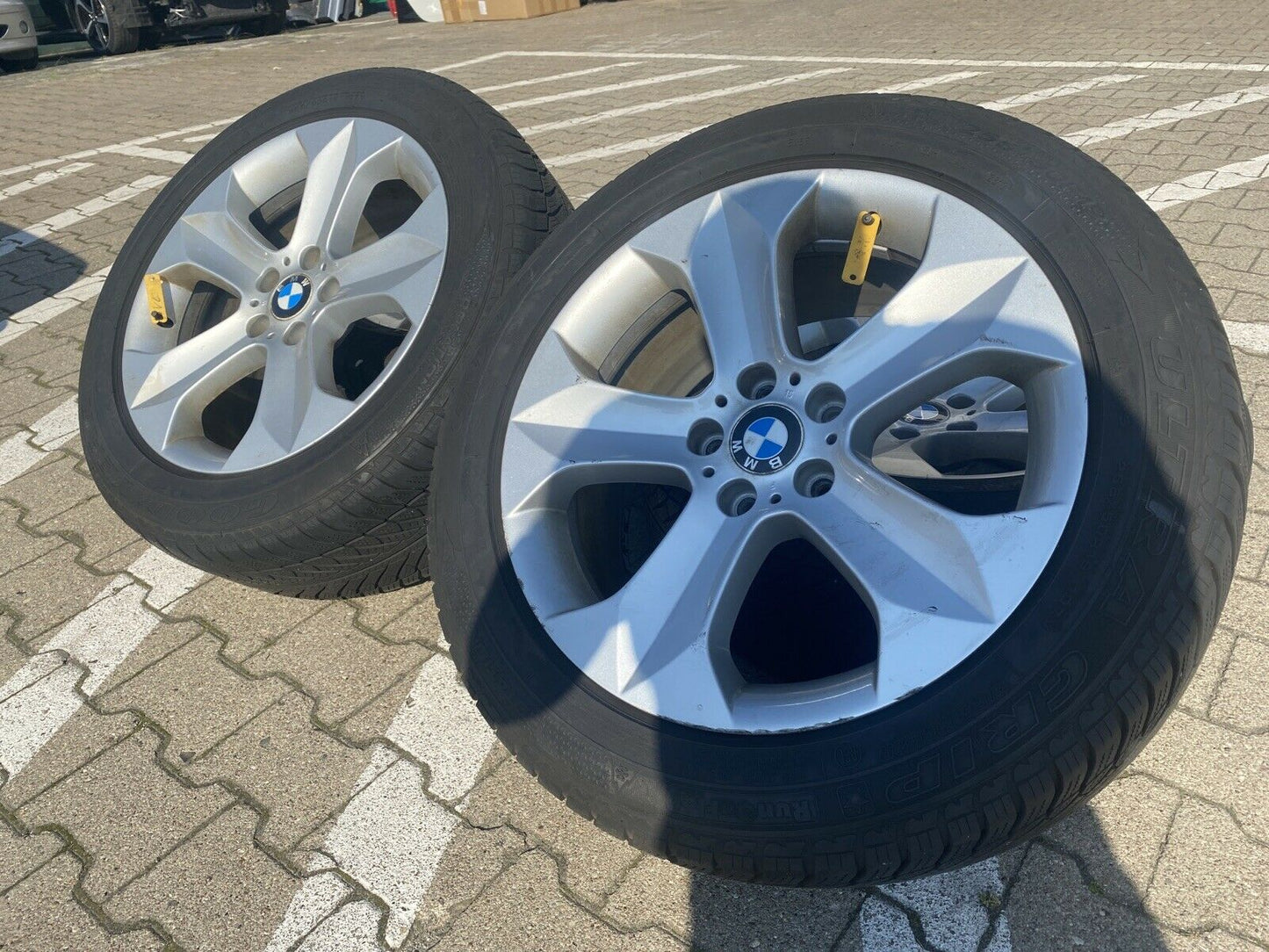 BMW X6 E71 ALUFELGEN STYLING 232 GOODYEAR 255 50 R19 107V RSC WINTERREIFEN 7mm