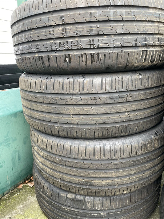 4x NEUW. CONTINENTAL ECO CONTACT 6 SOMMERREIFEN 225 55 R17 97W DOT2820