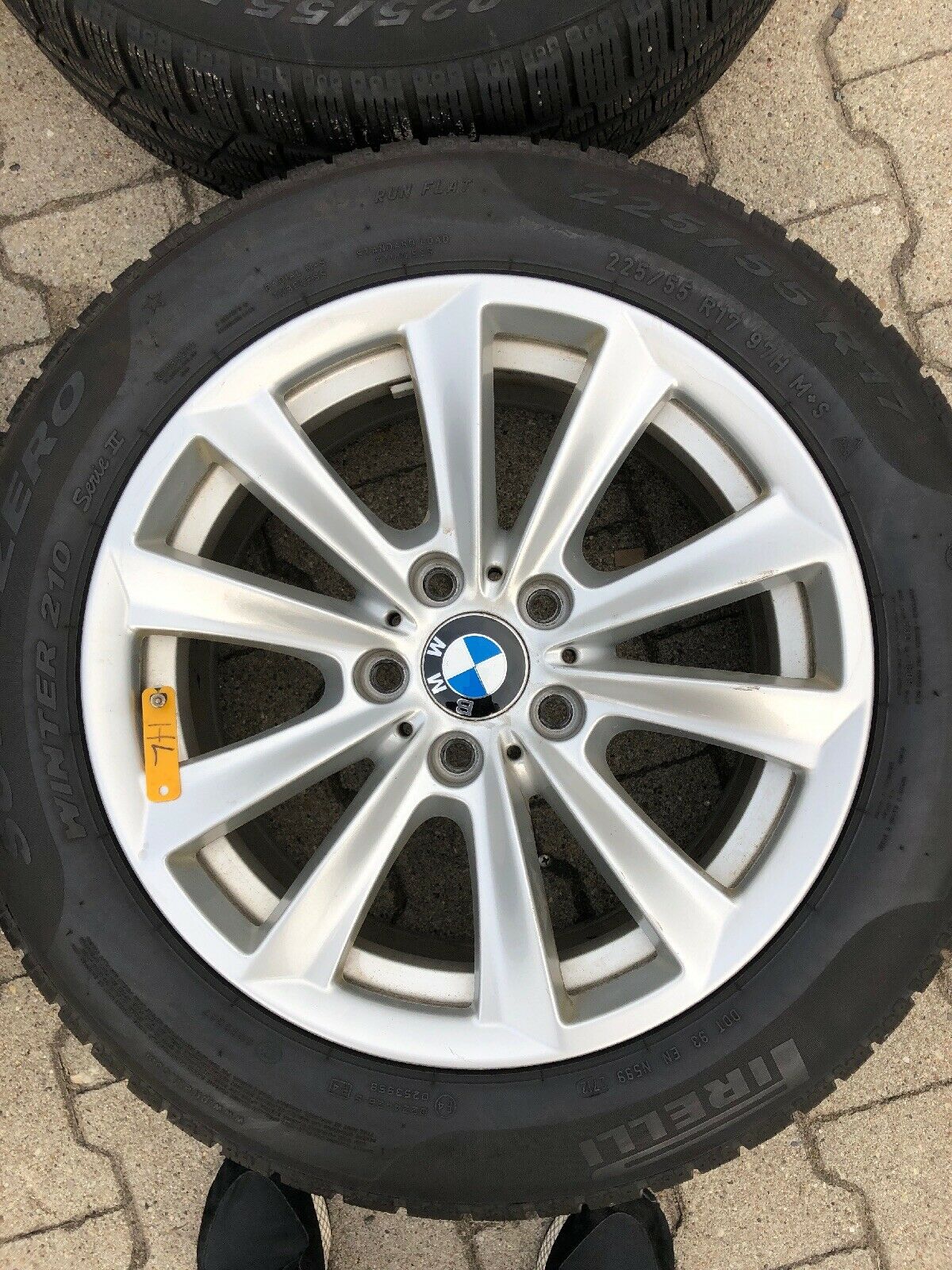 BMW F10 F11 F06 F12 V Speiche 236 Alufelgen Winterreifen 225 55 R17 97H PIRELLI