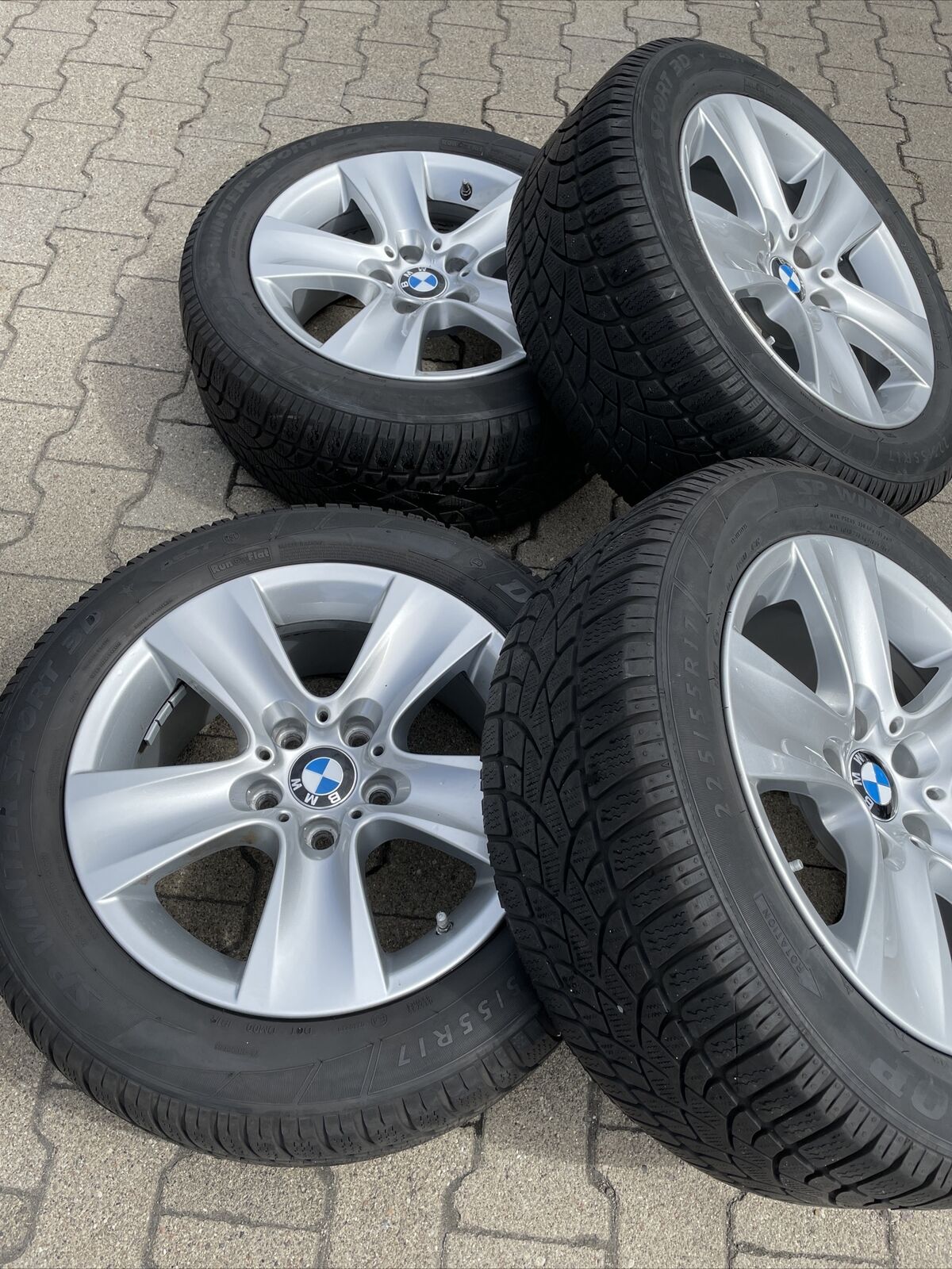 BMW F10 F11 F12 Style 327 Alufelgen 225 55 R17 97H Winterreifen RSC 6790172 RDCI