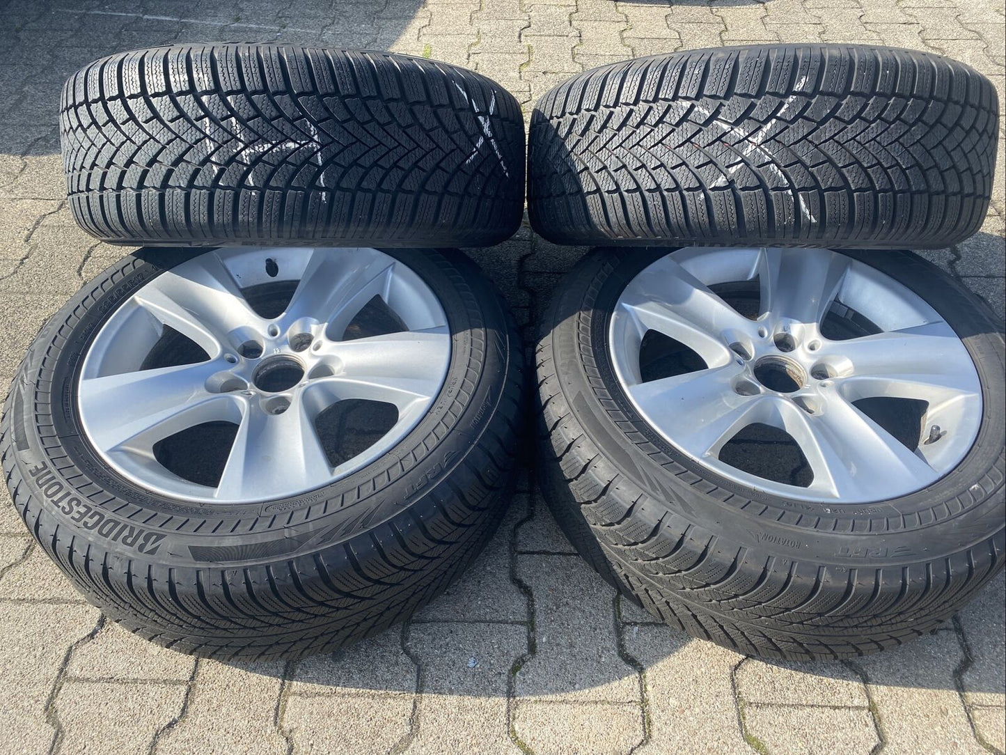BMW F10 F12 Styling 327 Alufelgen WINTERREIFEN BRIDGEST. 225 55 R17 101V 6790172