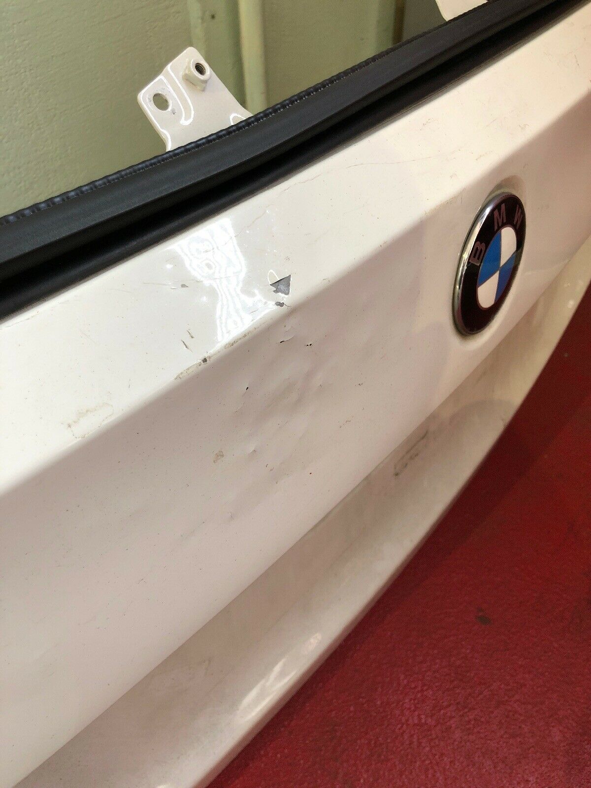 ORIGINAL BMW E91 LCI FACELIFT HECKKLAPPE TOURING ALPINWEISS