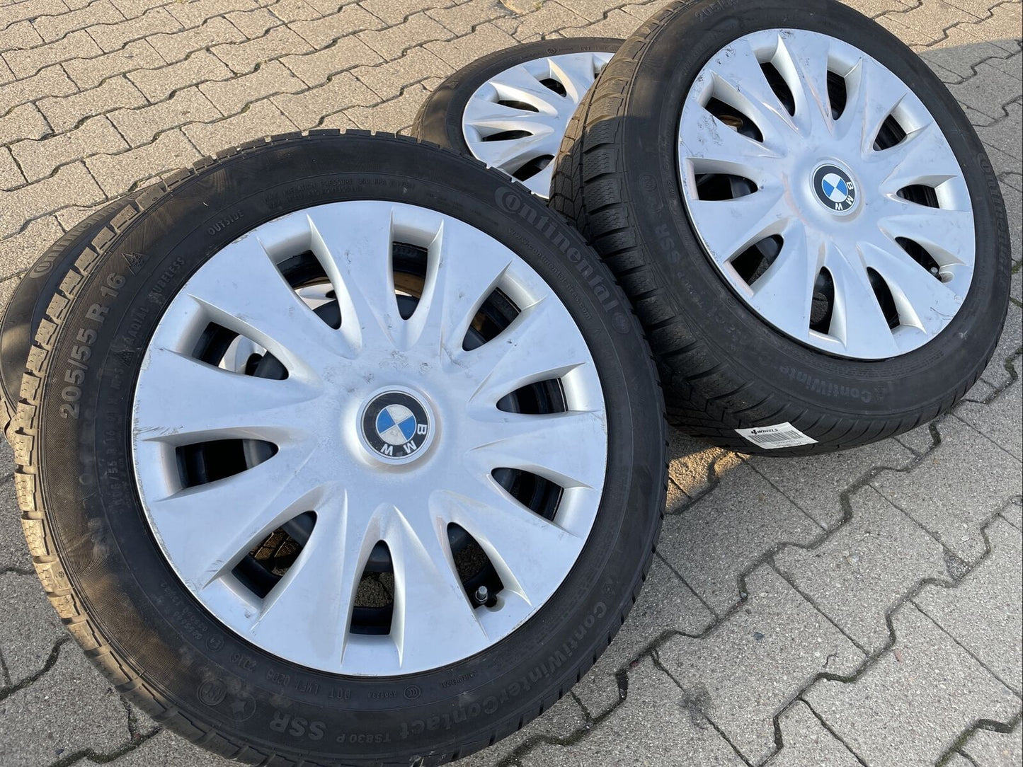 BMW F20 F21 F22 RUNFLAT WINTERREIFEN 205 55 R16 91H RDCI RADKAPPEN STAHLFELGEN