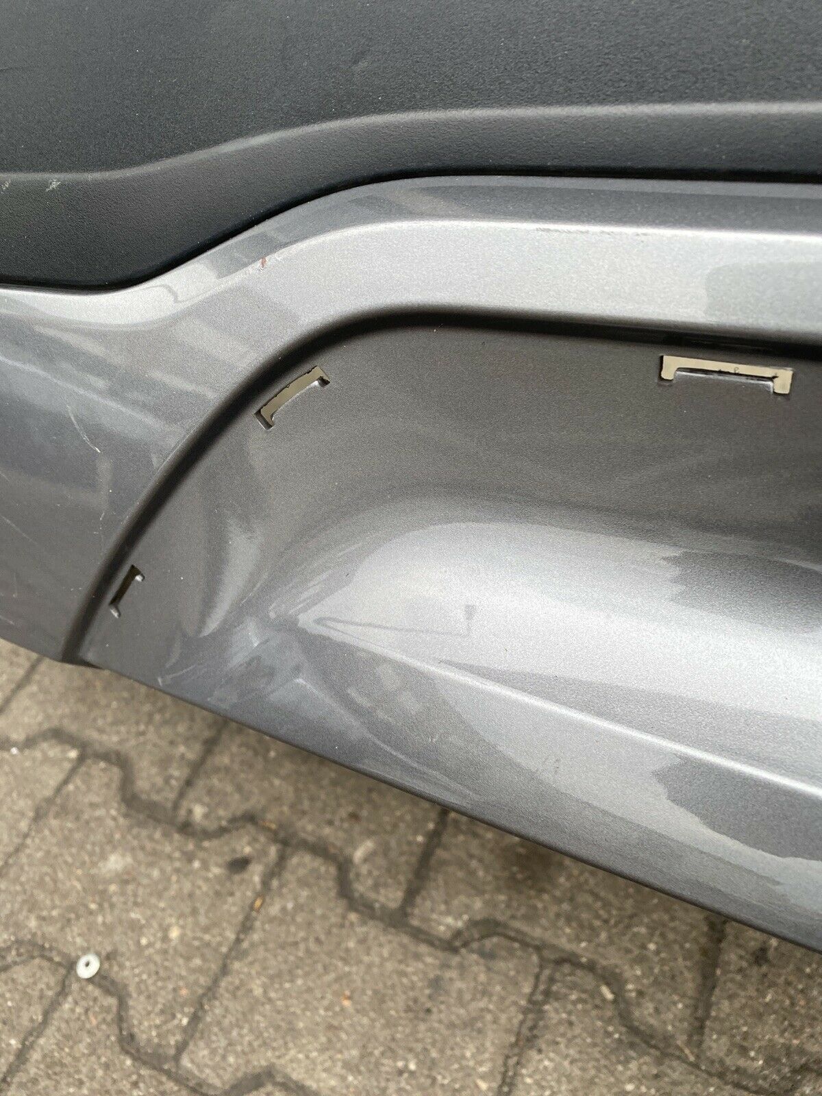 ORIGINAL BMW X3 F25 LCI FACELIFT Stoßstange mit PDC Loch Diffusor