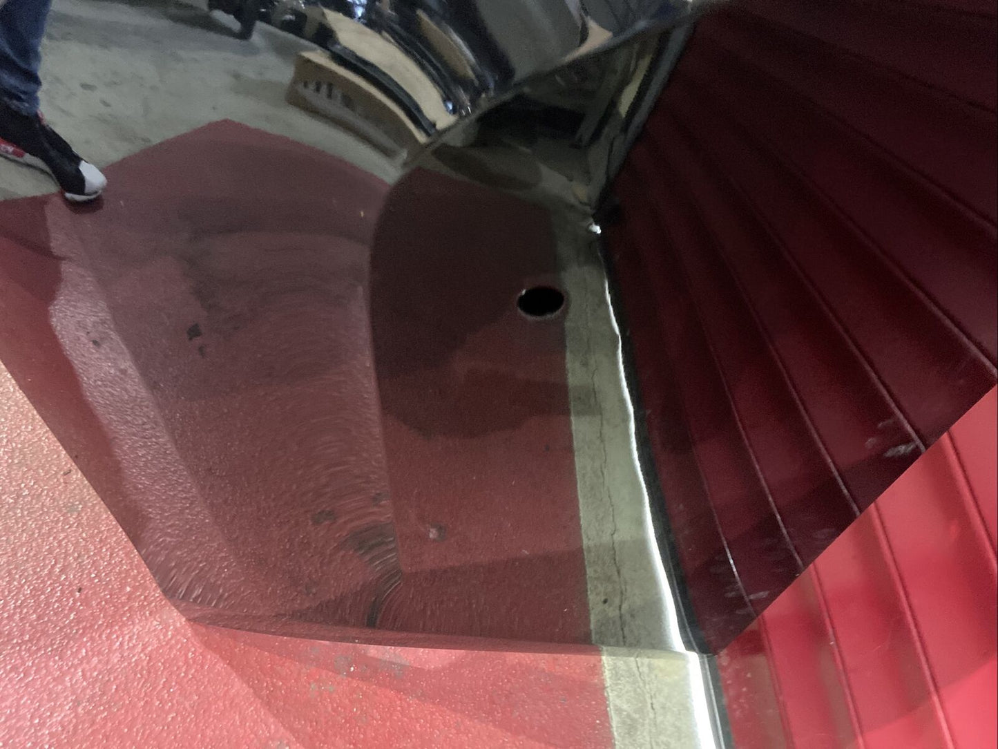 BMW G30 LCI Stoßstange hinten 9498613 inkl 3x Führung links rechts mitte