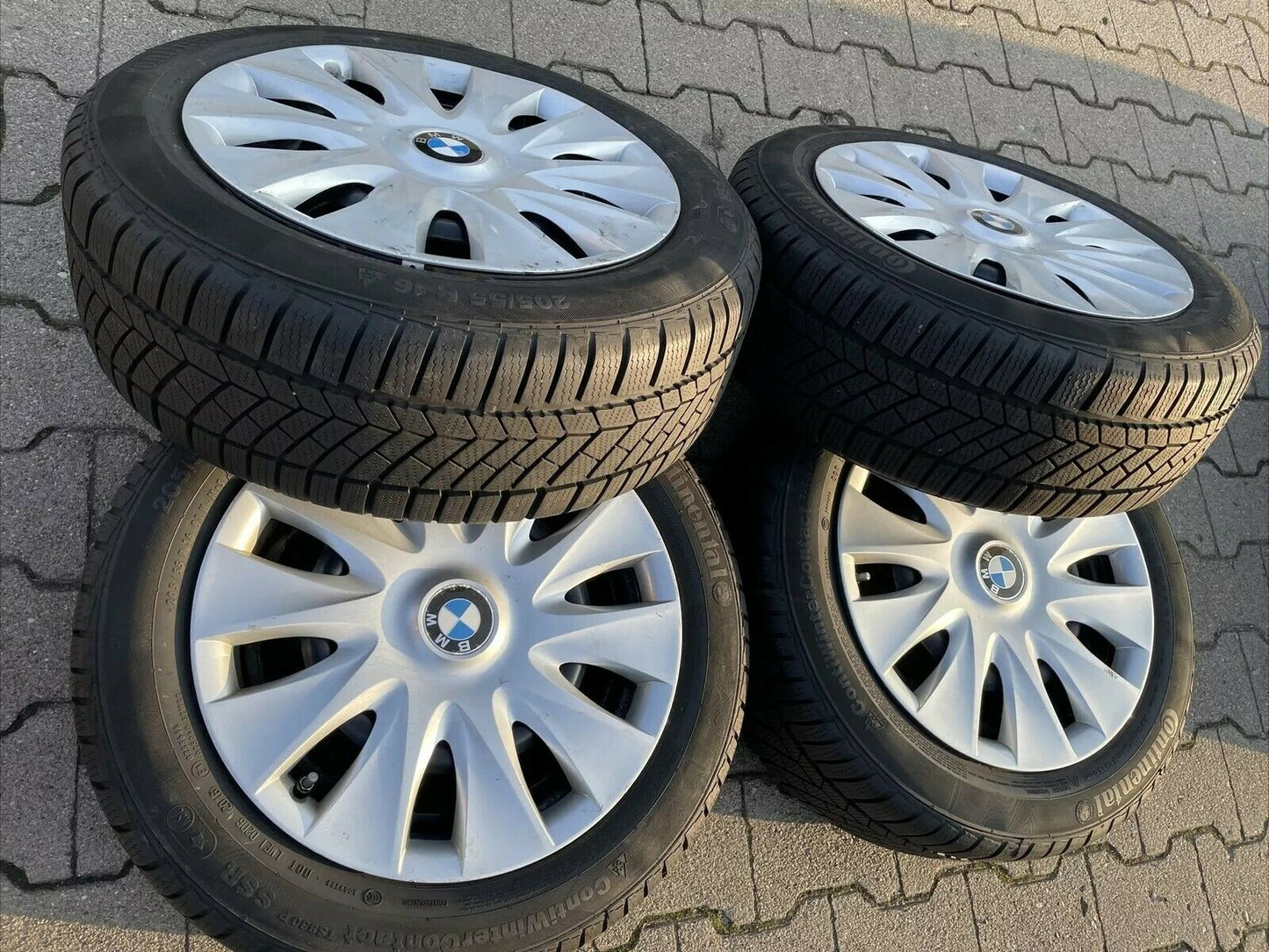 BMW F20 F21 F22 WINTERREIFEN 195 55 R16 87H Continental RDCI SENSOREN RADKAPPEN