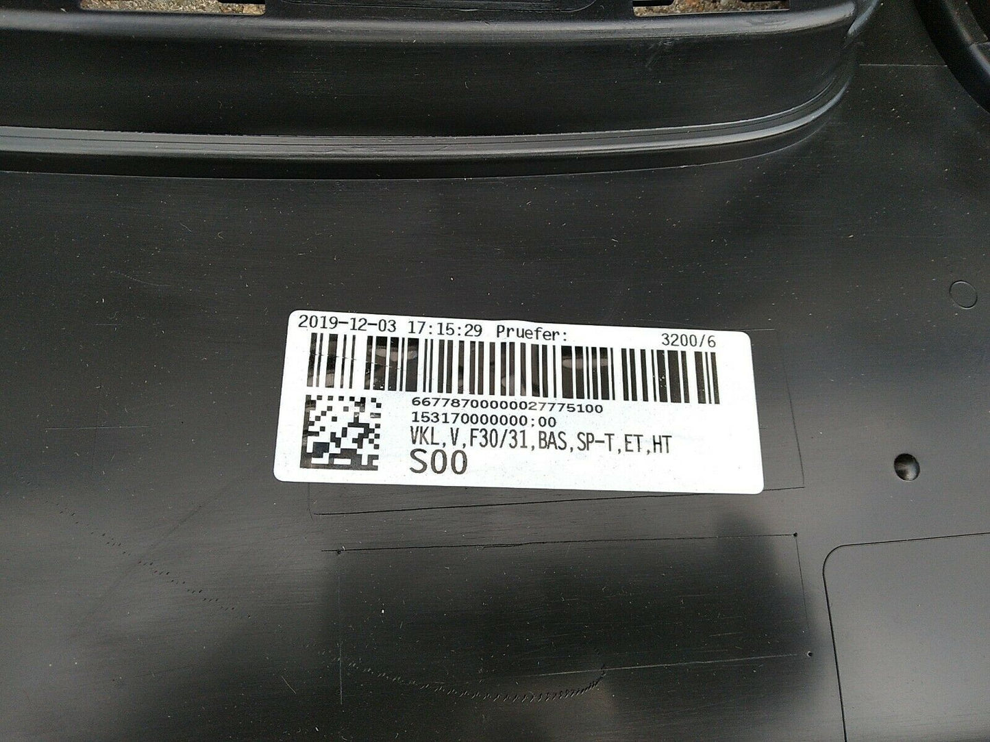 Neu BMW F30 F31 Stoßstange vorne PDC SRA 7267480 Amerikanische Version Grundiert
