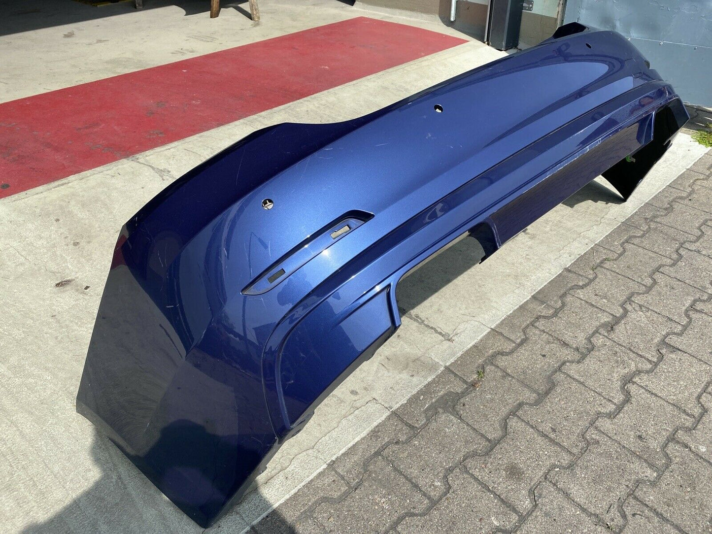 ORIGINAL BMW F32 F33 F36 ALPINA BLENDE DIFFUSOR HECKSPOILER 5100406 m Stoßstange