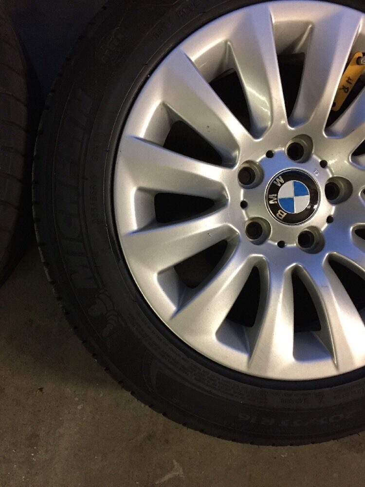 BMW E90 E91 LCI Alufelgen Styling 282 DUNLOP 205 55 R16 91V 6783628 SOMMERREIFEN