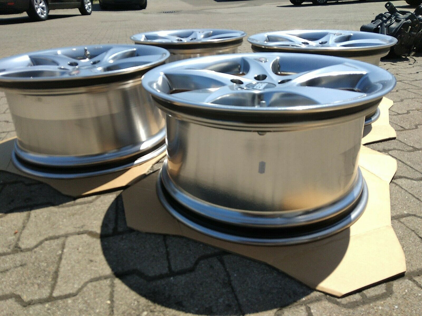 4x NEUE BMW BBS AIR X5 E53 E70 X3 E83 Alufelgen AI 002 10J 20Zoll ET35 - 0546020