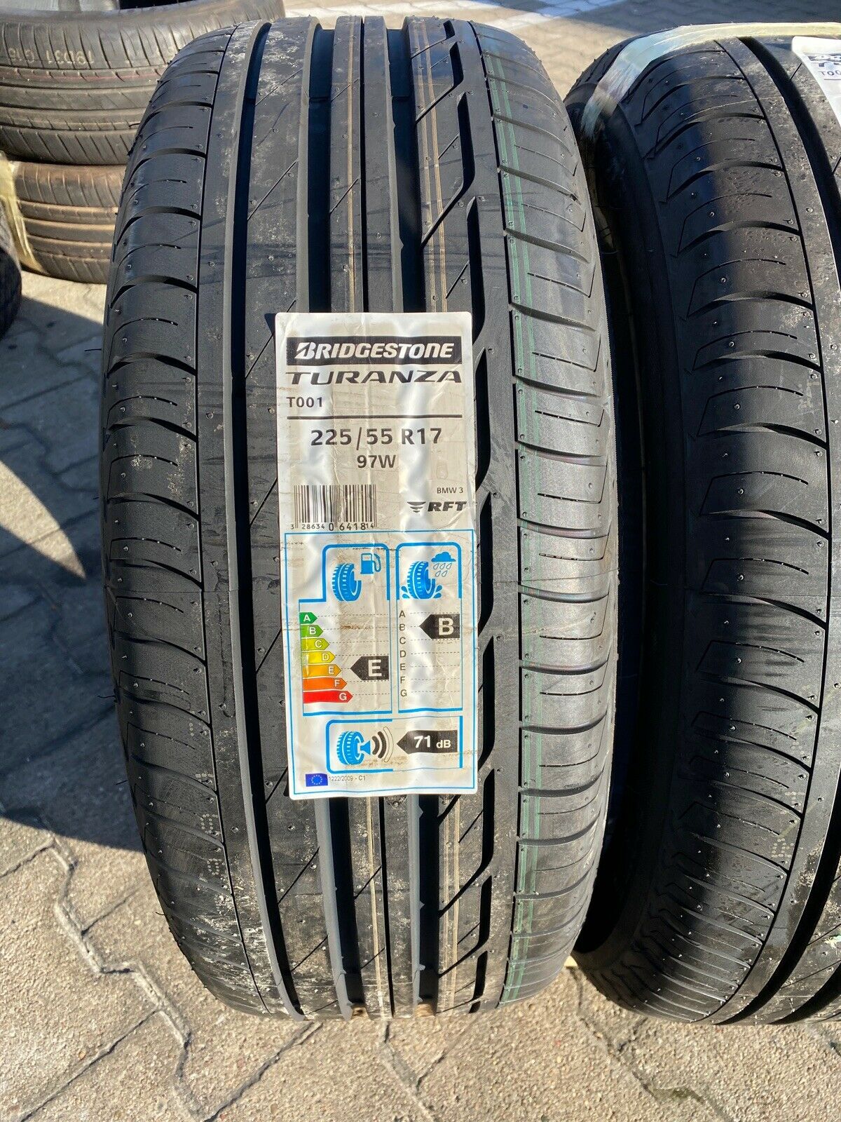 2x NEUE BMW Bridgestone Turanza T001 SOMMERREIFEN RSC RUNFLAT 225 55 R17 97W