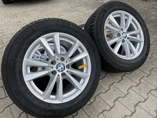 BMW X5 F15 ALUFELGEN STYLE 446 MICHELIN WINTERREIFEN 255 55 R18 109H RDC 6853952