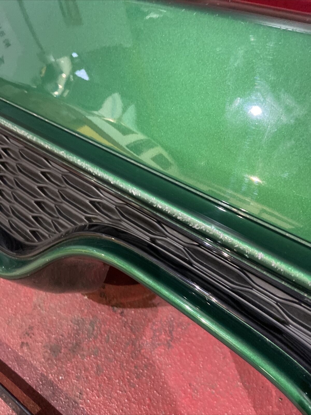 ORIGINAL MINI COOPER S SPORT F56 Stoßstange hinten 7343614 Gitter 7365075