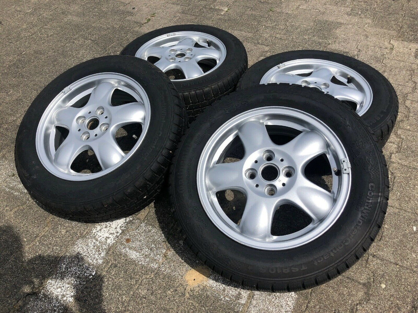 ORIG Mini Cooper R56 R50 Alufelgen 5 Star Winterreifen 175 65 R15 84T TN 6768498
