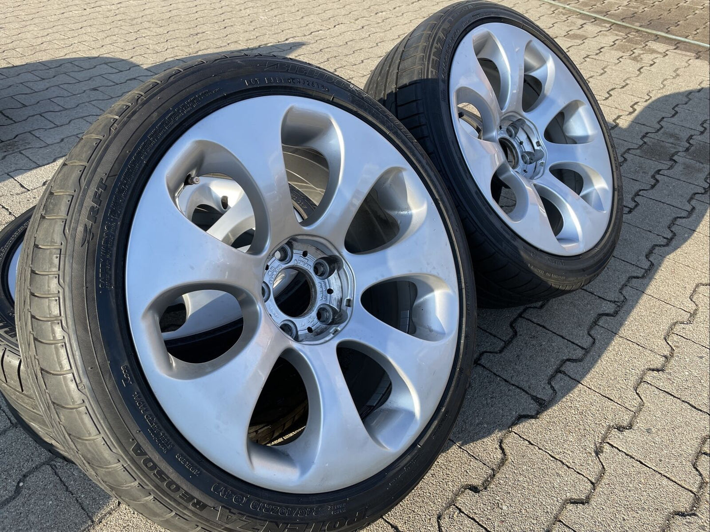 BMW E63 E64 ALUFELGEN Styling 121 TN 6760629 & 6760630 SOMMERREIFEN BRIDGESTONE