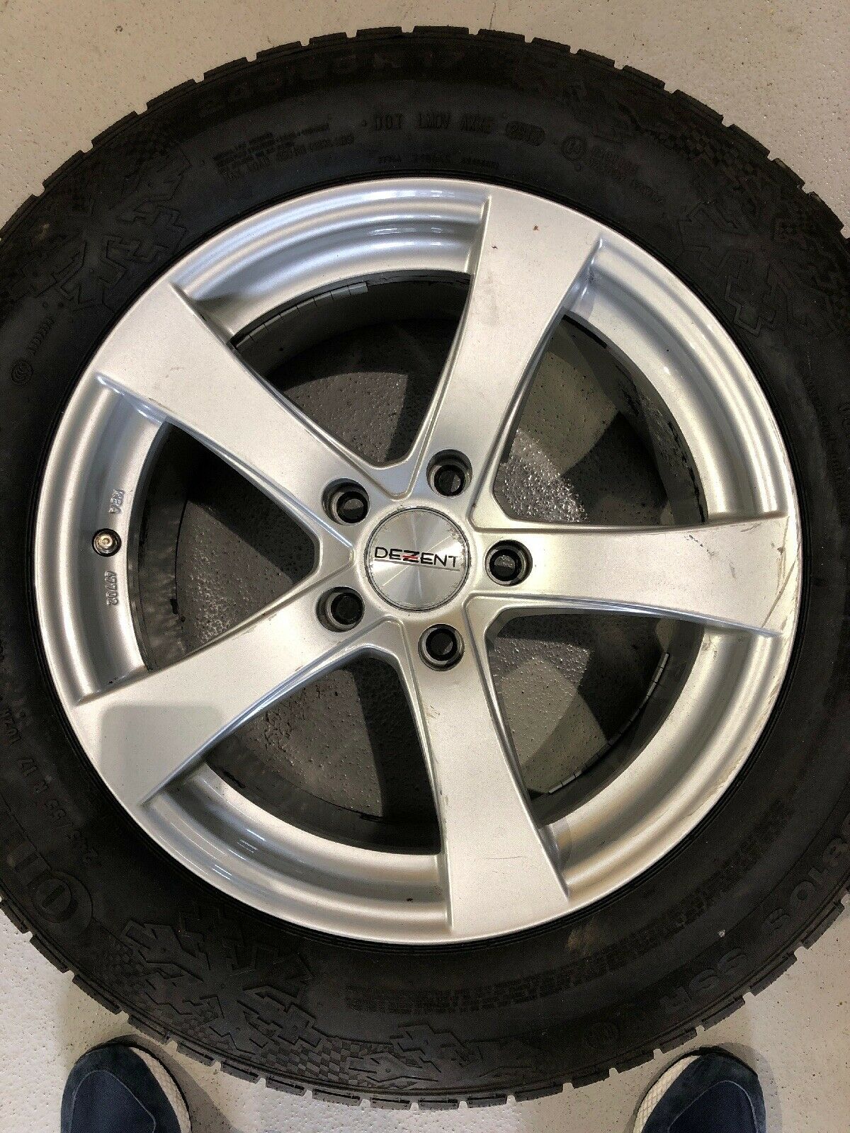 BMW Dezent Alufelge RDK Continental RSC WINTERREIFEN 245 55 R17 102H KBA 47702