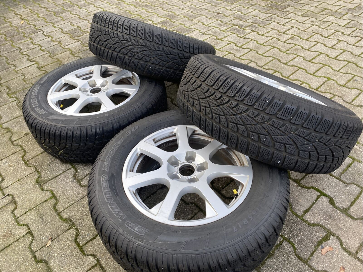 AUDI Q5 Alufelgen 8R DUNLOP SP 8R0601025E WINTERREIFEN 235 65 R17 104H DOT 2916