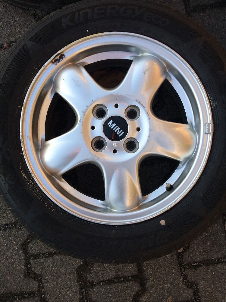 MINI COOPER R56 R50 Alufelgen 5 Star NEUE SOMMERREIFEN 175 65 R15 84H TN 6768498