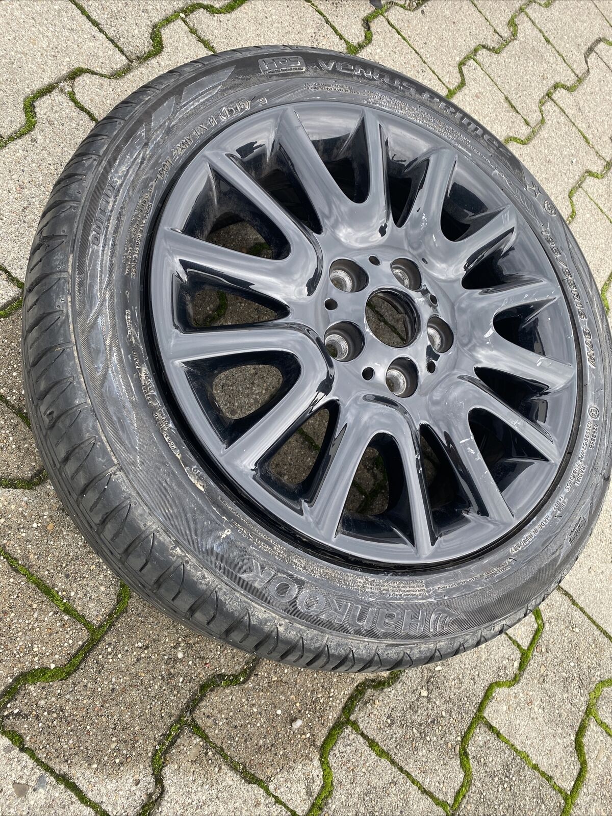1x ORIGINAL MINI COOPER ONE F56 F57 Alufelge Victory SPOKE 495 BLACK 6855106