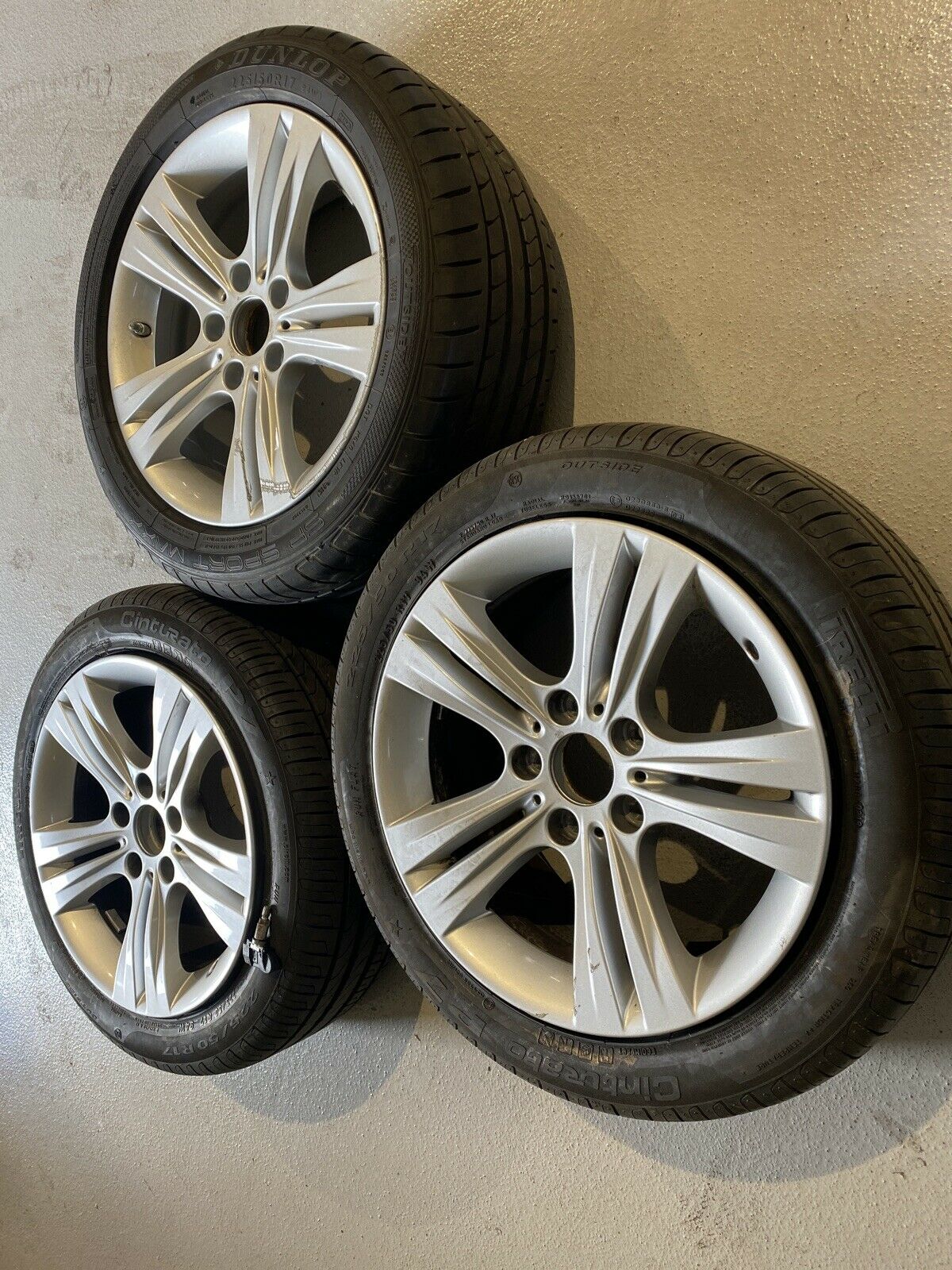3x BMW F30 F31 F35 Alufelgen Styling 392 RDCI VENTILE 225 50 R17 94W RSC 6796239