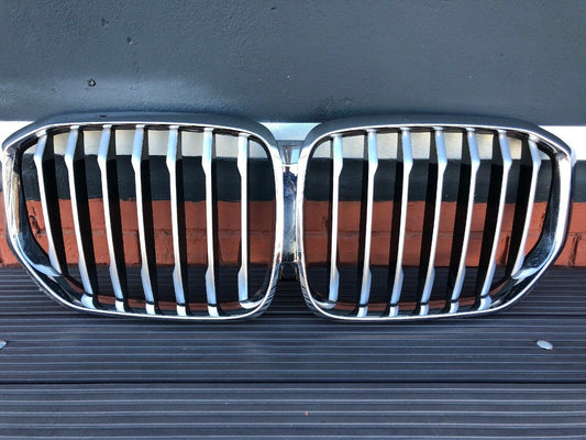 BMW X5 G05 M Ziergitter Nieren 7454887 Cerium Grey Speichen 7545888